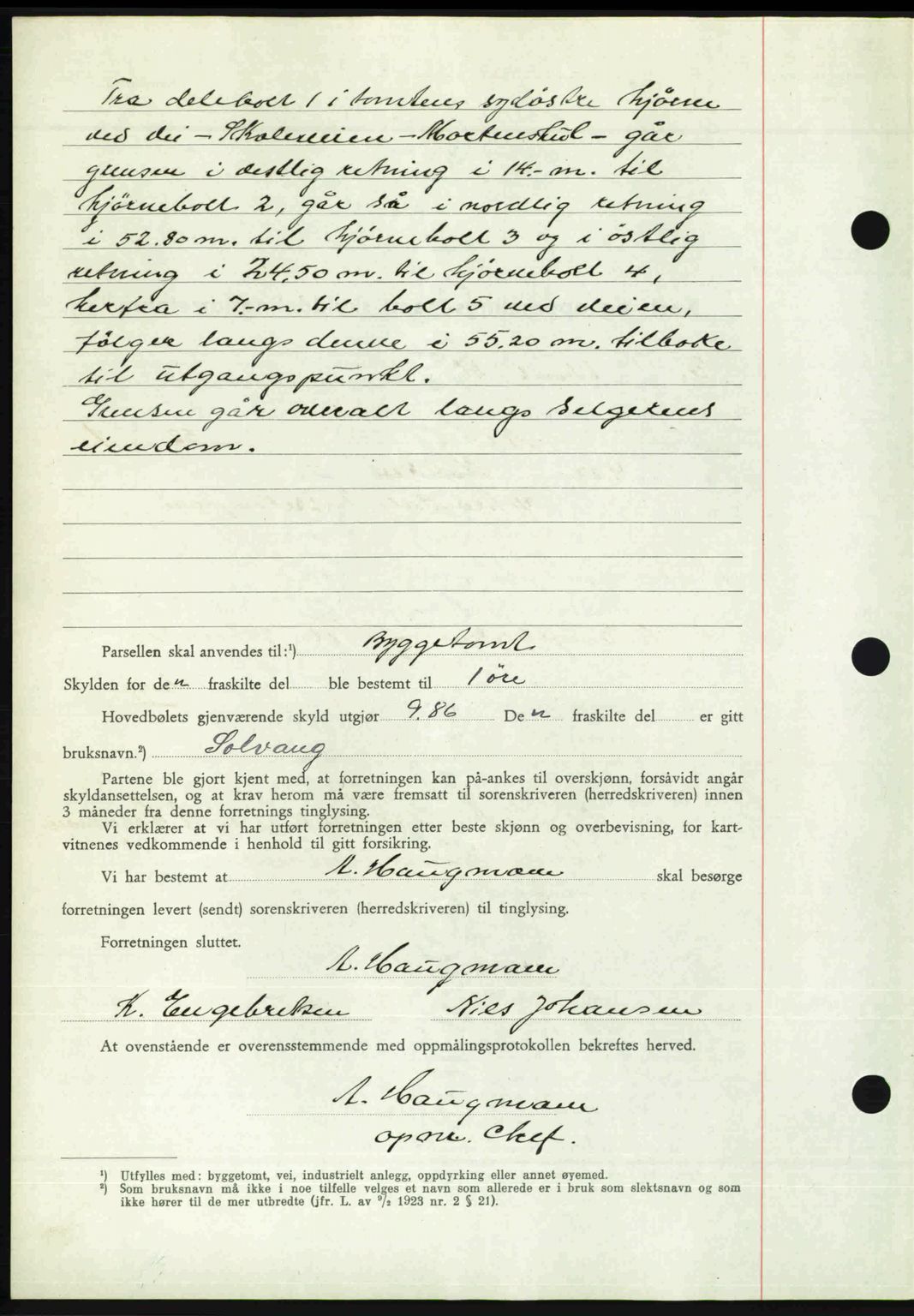 Nedenes sorenskriveri, AV/SAK-1221-0006/G/Gb/Gba/L0056: Mortgage book no. A8, 1946-1947, Diary no: : 1655/1946