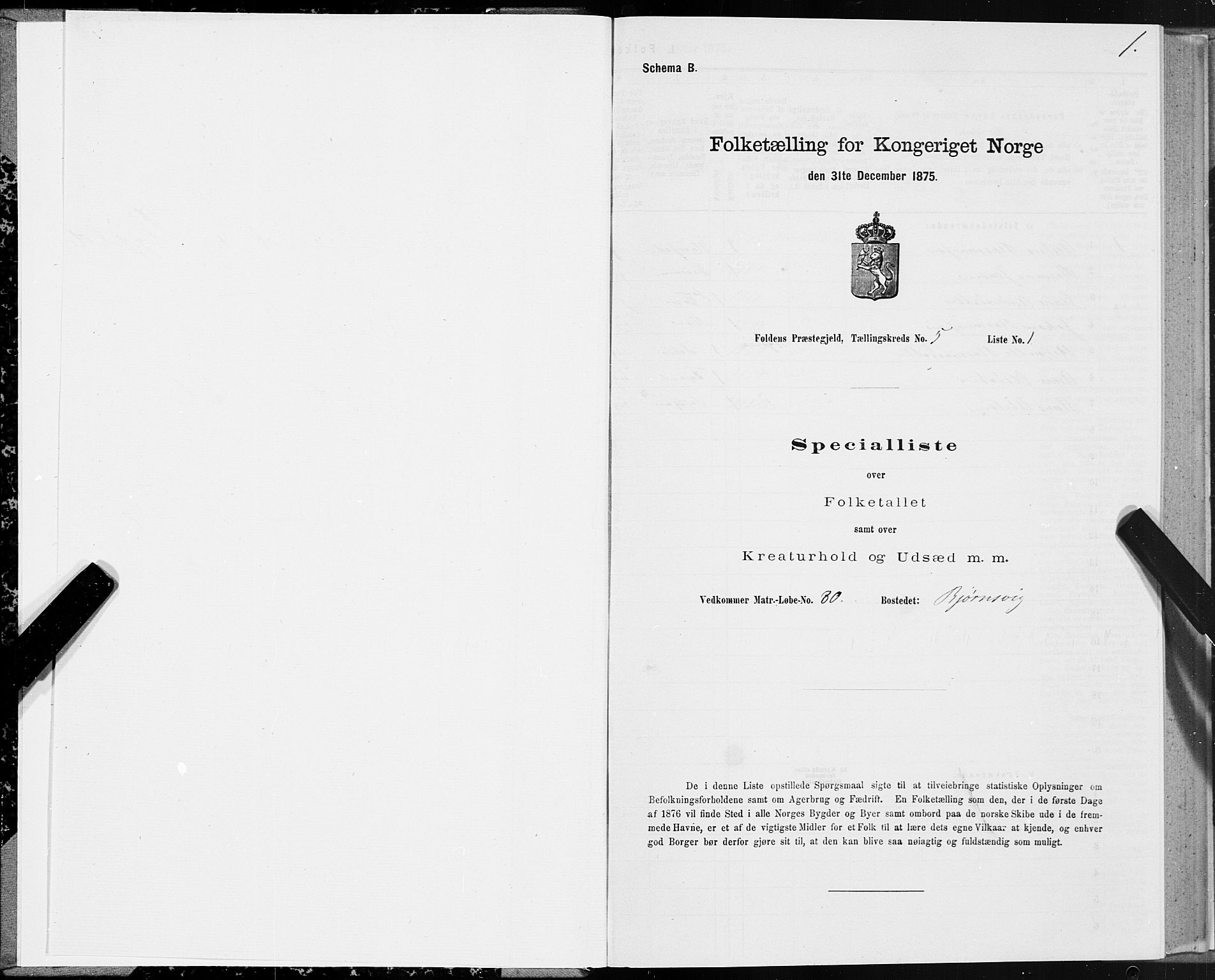 SAT, 1875 census for 1845P Folda, 1875, p. 2001