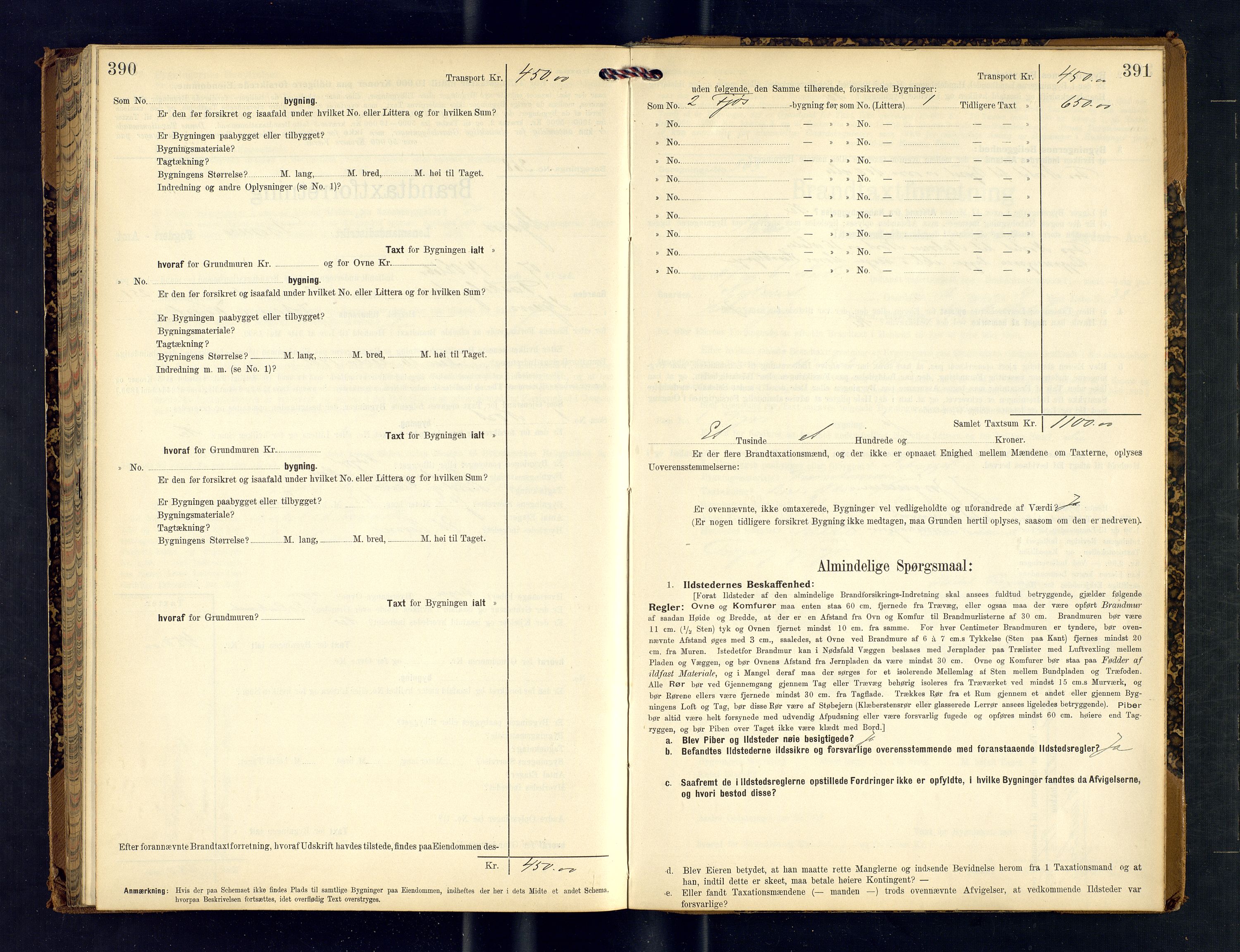 Skjervøy lensmannskontor, SATØ/SATØ-63/F/Fu/Fub/L0245: Branntakstprotokoll (S), 1903-1907, p. 390-391