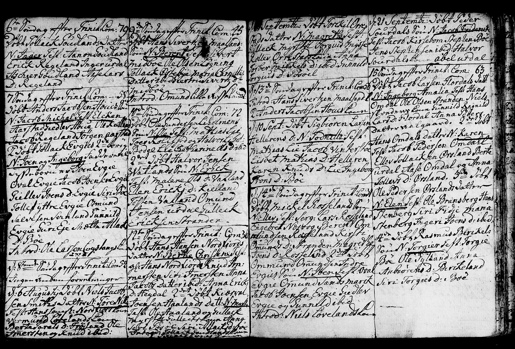 Sokndal sokneprestkontor, AV/SAST-A-101808: Parish register (official) no. A 3, 1740-1806