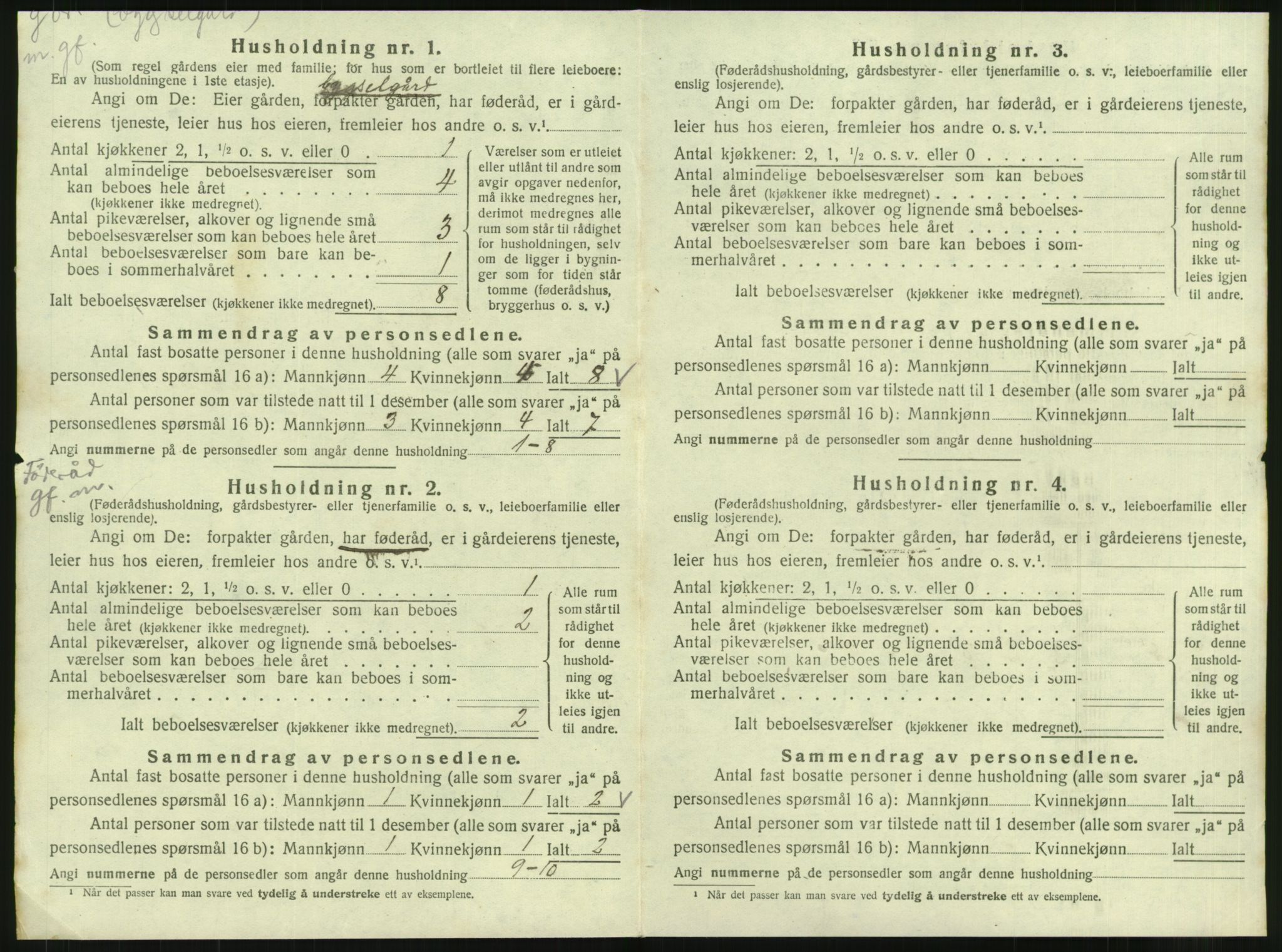 SAT, 1920 census for Lurøy, 1920, p. 66