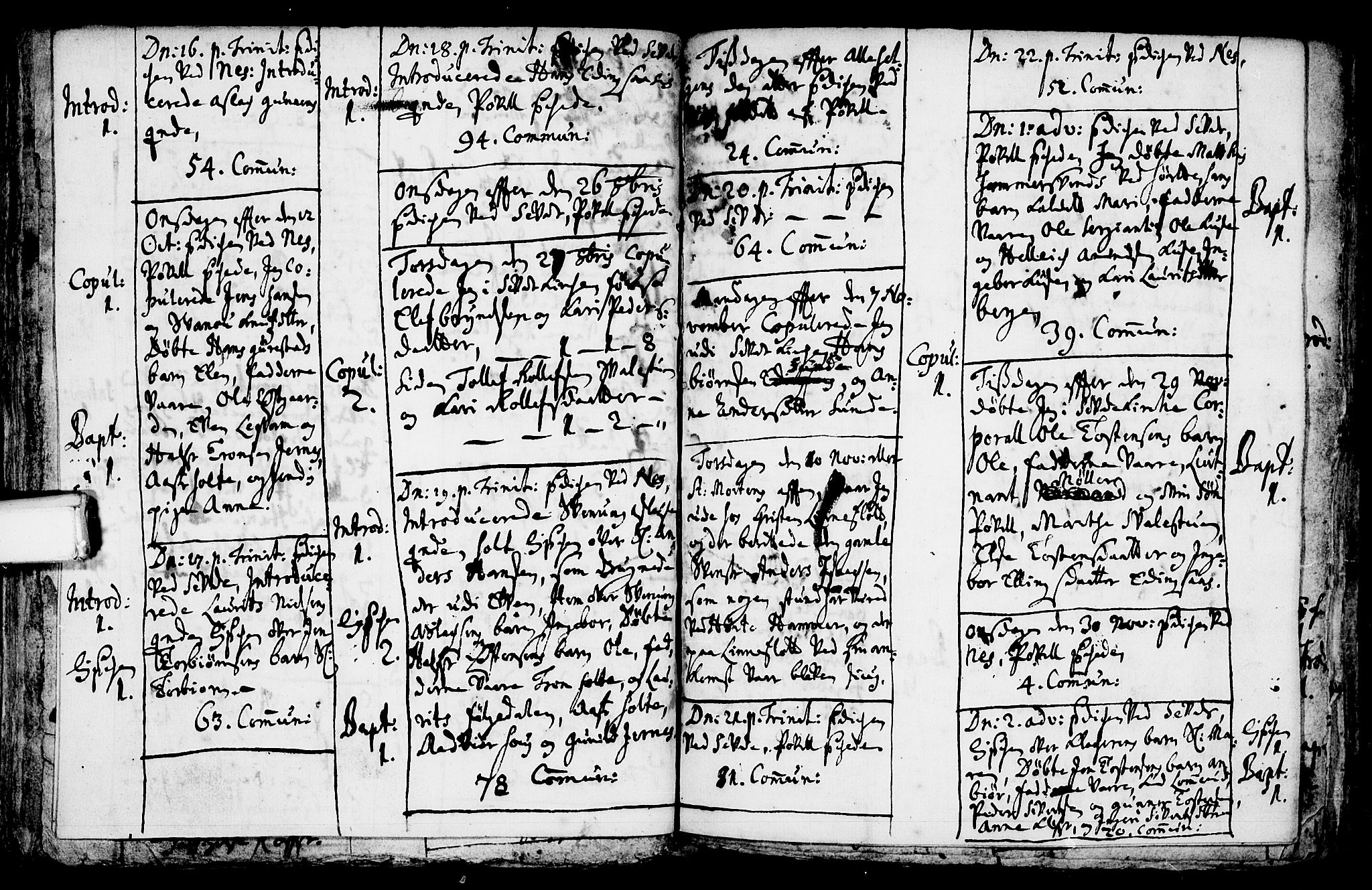 Sauherad kirkebøker, AV/SAKO-A-298/F/Fa/L0002: Parish register (official) no. I 2, 1681-1720