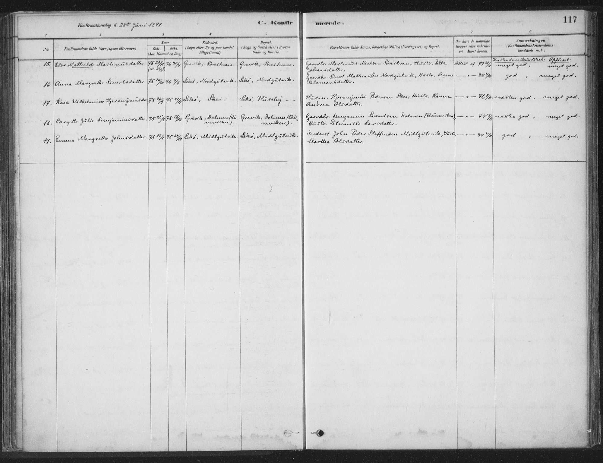 Ministerialprotokoller, klokkerbøker og fødselsregistre - Nord-Trøndelag, SAT/A-1458/788/L0697: Parish register (official) no. 788A04, 1878-1902, p. 117