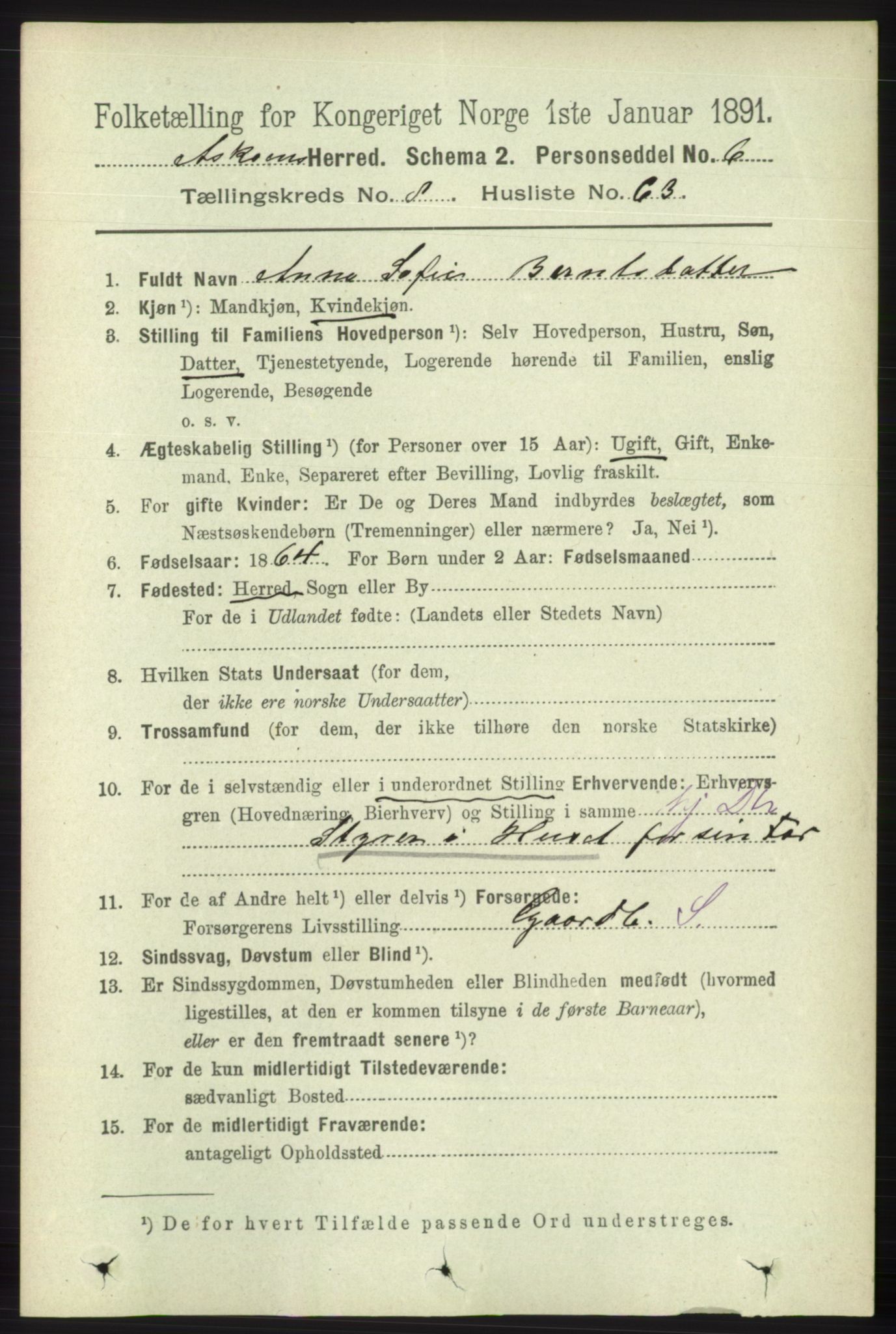 RA, 1891 census for 1247 Askøy, 1891, p. 5789