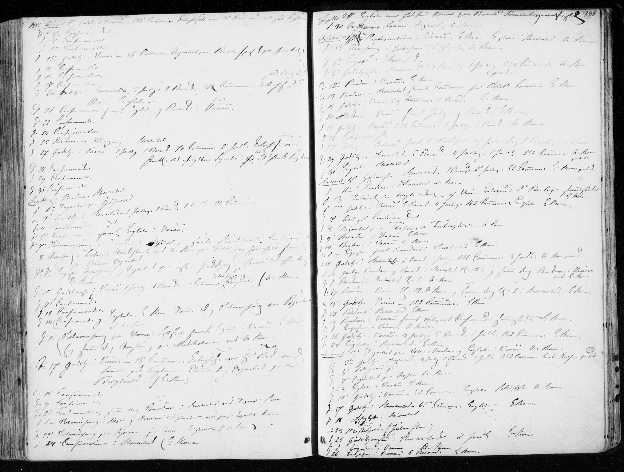 Ministerialprotokoller, klokkerbøker og fødselsregistre - Nord-Trøndelag, SAT/A-1458/723/L0239: Parish register (official) no. 723A08, 1841-1851, p. 386