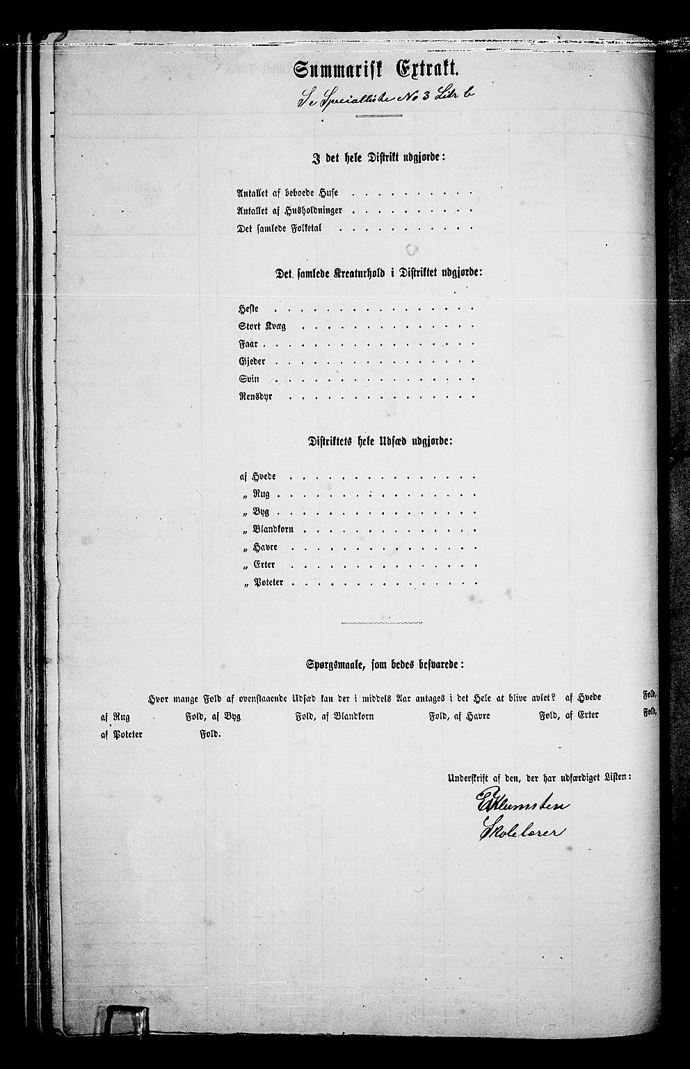 RA, 1865 census for Biri, 1865, p. 77