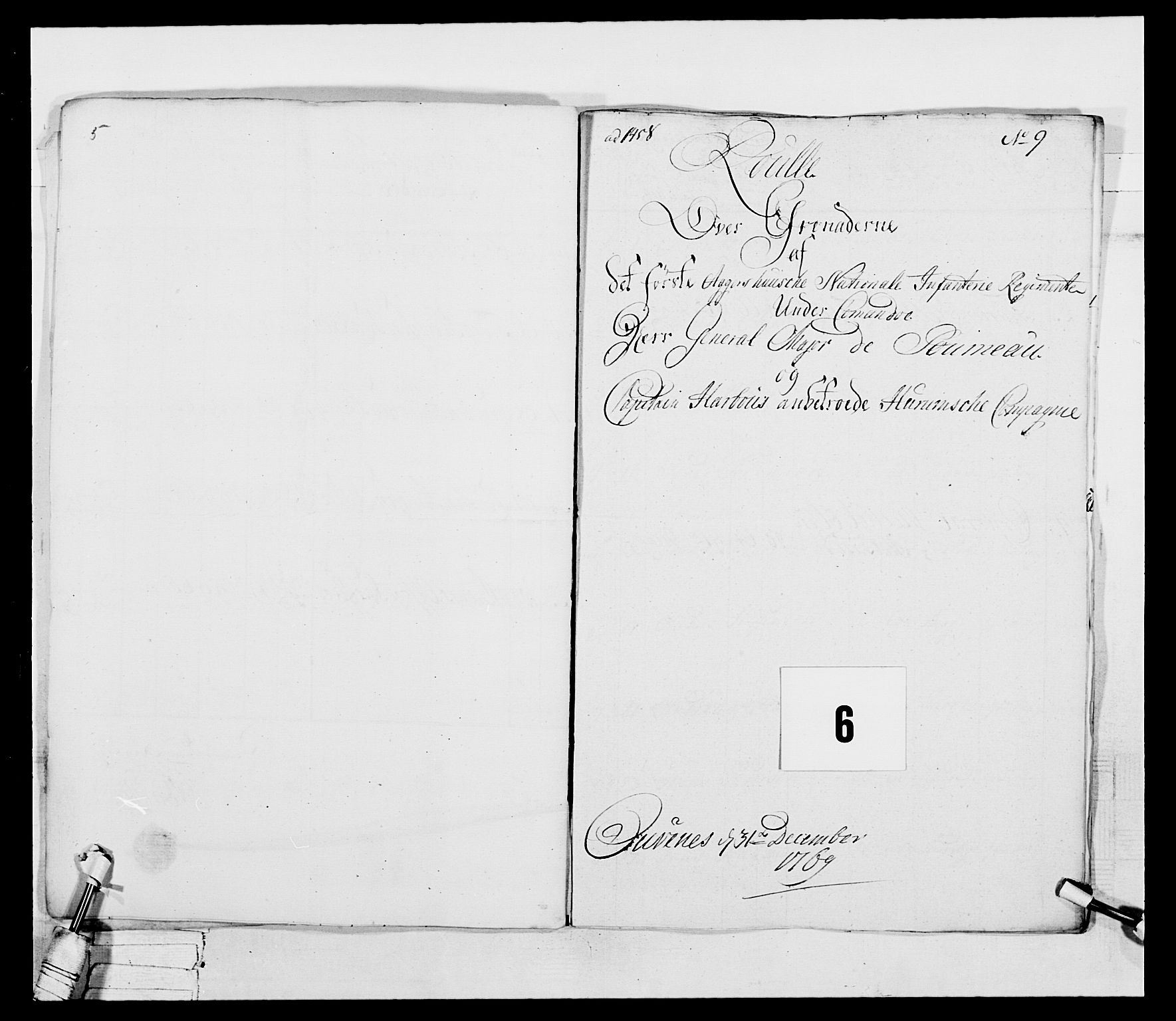 Generalitets- og kommissariatskollegiet, Det kongelige norske kommissariatskollegium, AV/RA-EA-5420/E/Eh/L0037: 1. Akershusiske nasjonale infanteriregiment, 1767-1773, p. 24