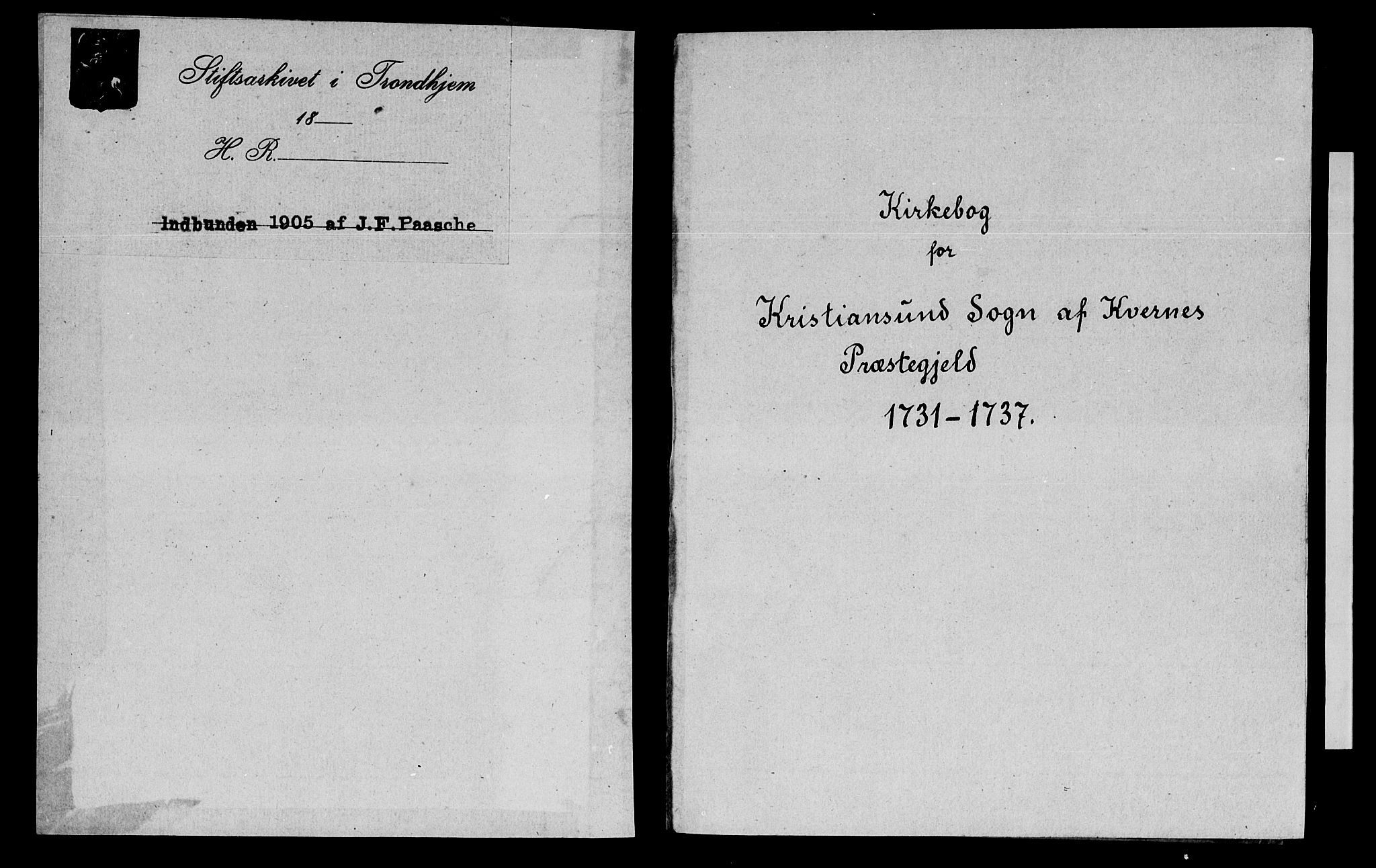 Ministerialprotokoller, klokkerbøker og fødselsregistre - Møre og Romsdal, SAT/A-1454/572/L0838: Parish register (official) no. 572A01, 1731-1737