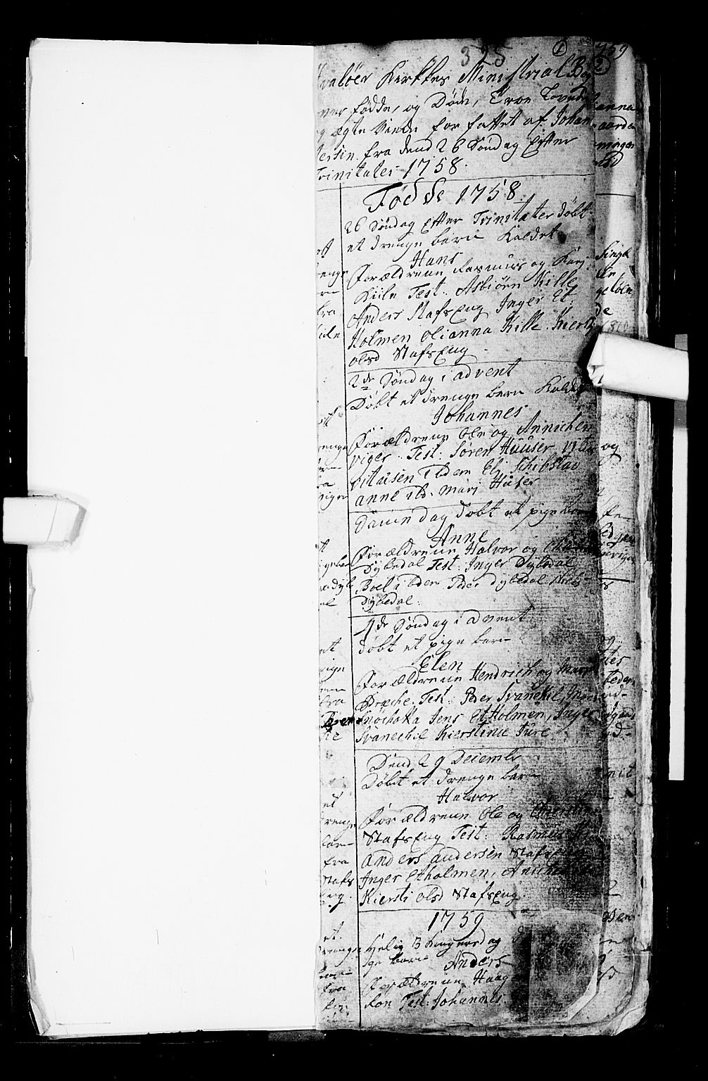 Hvaler prestekontor Kirkebøker, AV/SAO-A-2001/F/Fa/L0003: Parish register (official) no. I 3, 1758-1796, p. 1