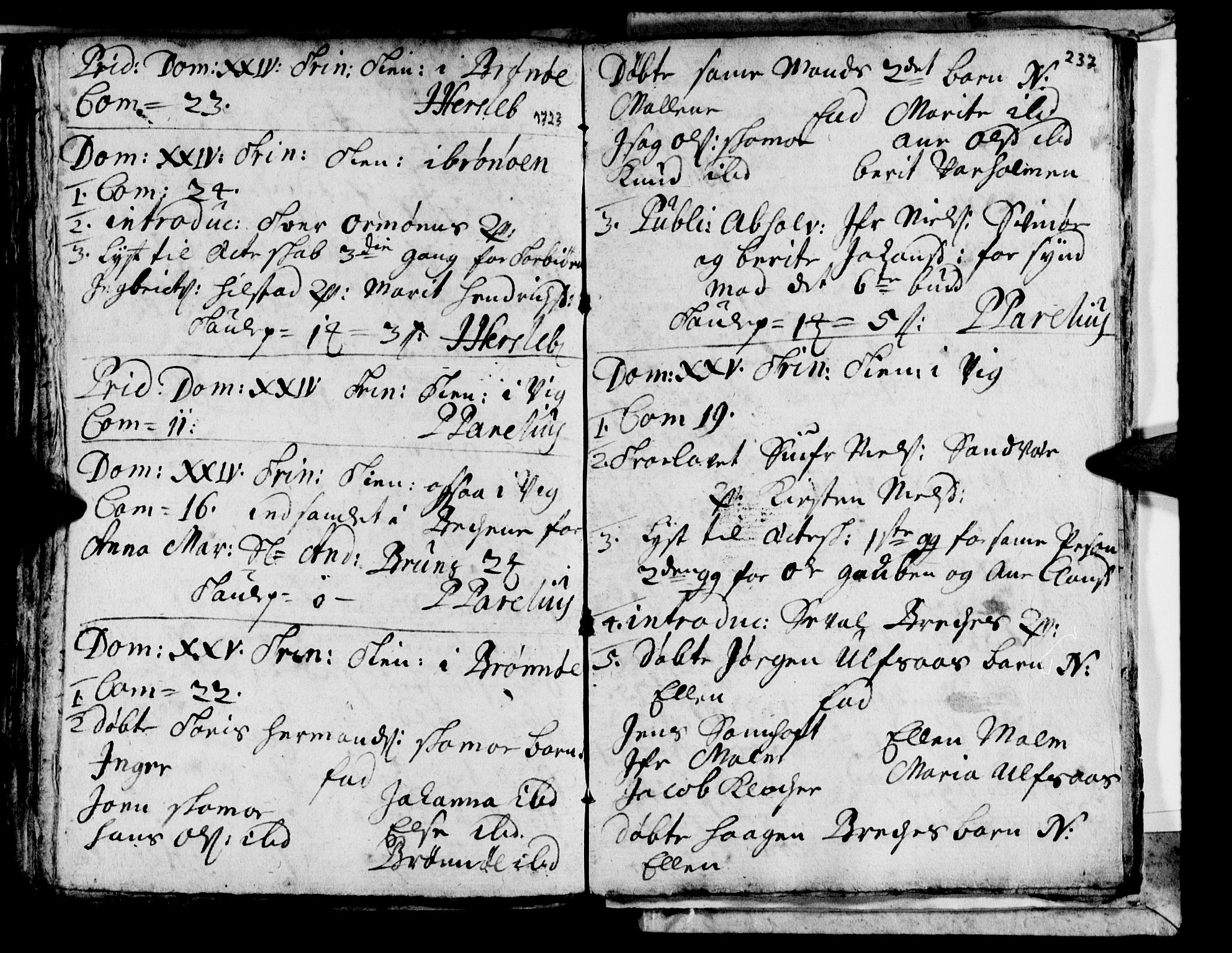 Ministerialprotokoller, klokkerbøker og fødselsregistre - Nordland, AV/SAT-A-1459/813/L0193: Parish register (official) no. 813A03, 1714-1724, p. 237