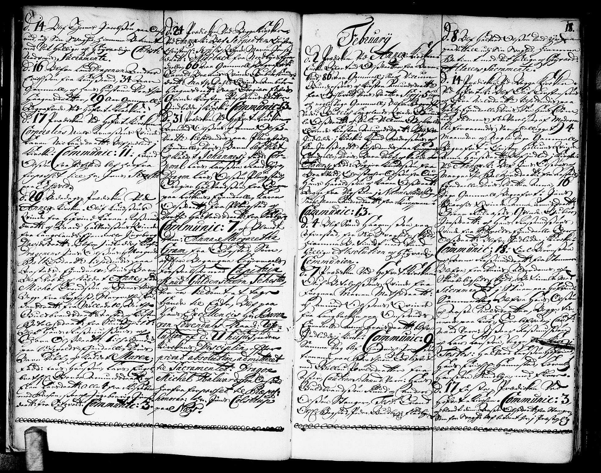 Ullensaker prestekontor Kirkebøker, AV/SAO-A-10236a/F/Fa/L0003: Parish register (official) no. I 3, 1711-1720, p. 18