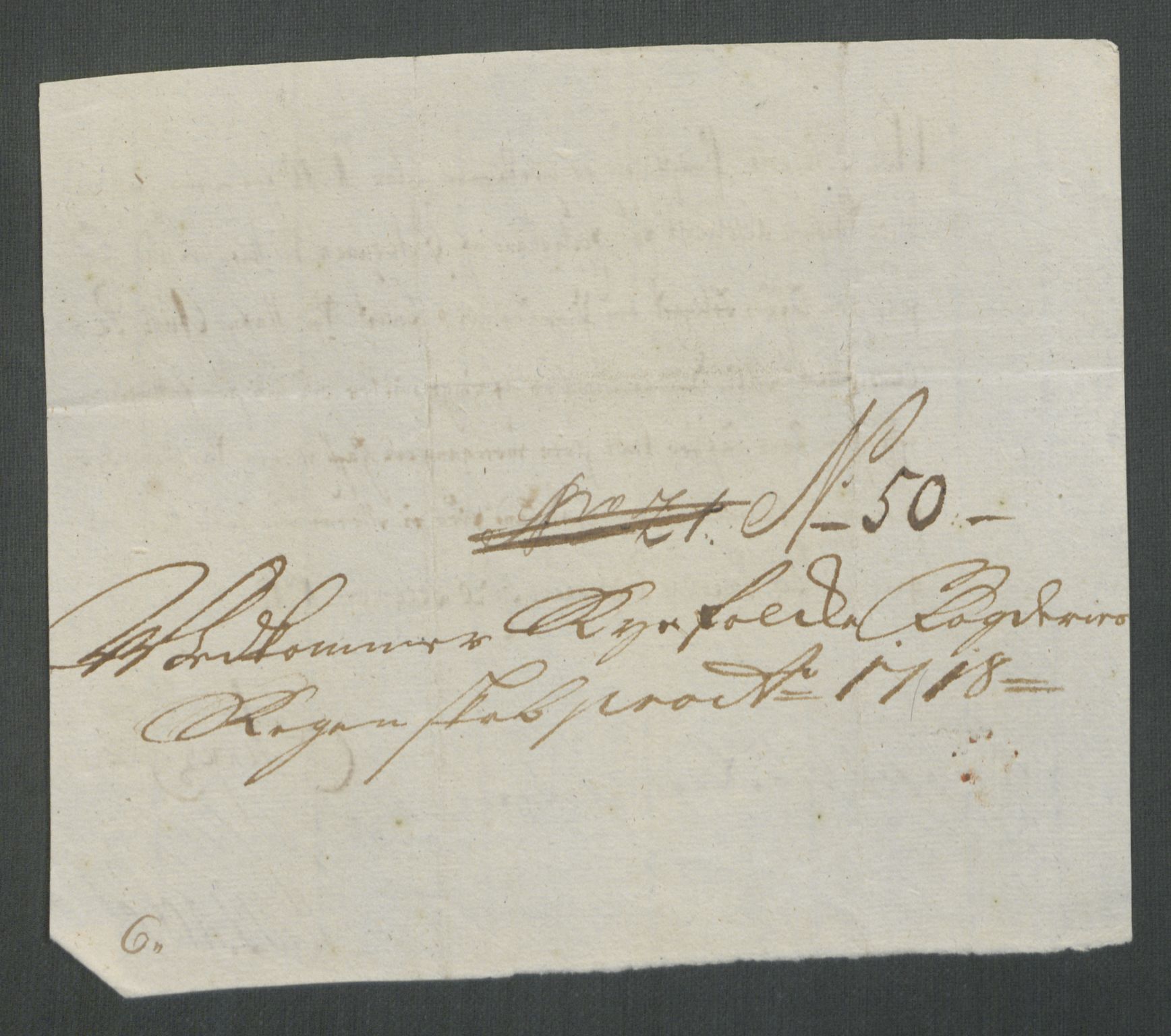 Rentekammeret inntil 1814, Reviderte regnskaper, Fogderegnskap, AV/RA-EA-4092/R47/L2871: Fogderegnskap Ryfylke, 1718, p. 289