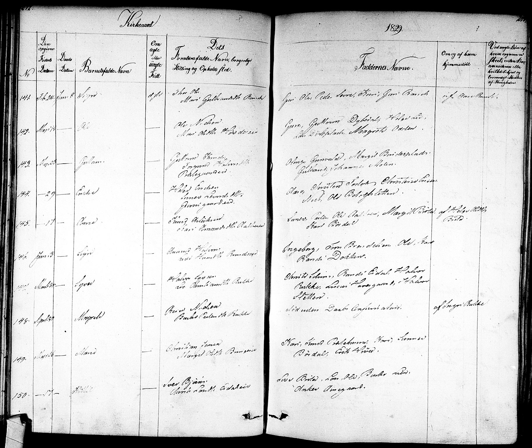 Nes kirkebøker, SAKO/A-236/F/Fa/L0008: Parish register (official) no. 8, 1824-1834, p. 272-273