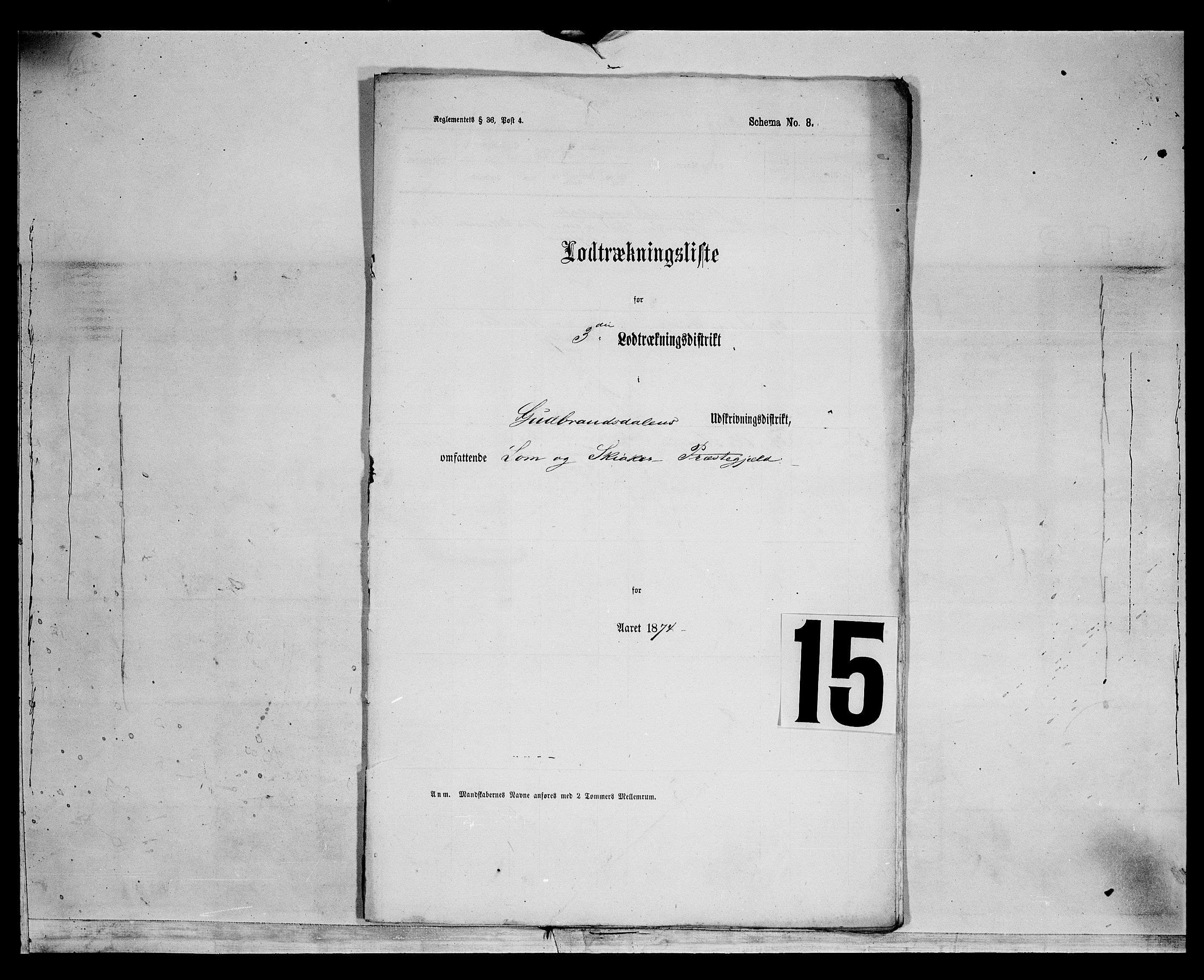 Fylkesmannen i Oppland, SAH/FYO-002/1/K/Kg/L1175: Heidal, Sel, Vågå, Lom og Skjåk, 1860-1879, p. 334