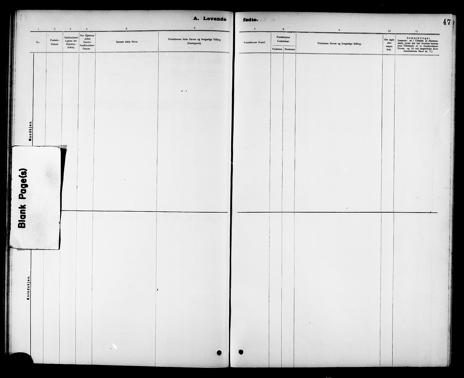 Ministerialprotokoller, klokkerbøker og fødselsregistre - Nord-Trøndelag, SAT/A-1458/780/L0652: Parish register (copy) no. 780C04, 1899-1911, p. 47