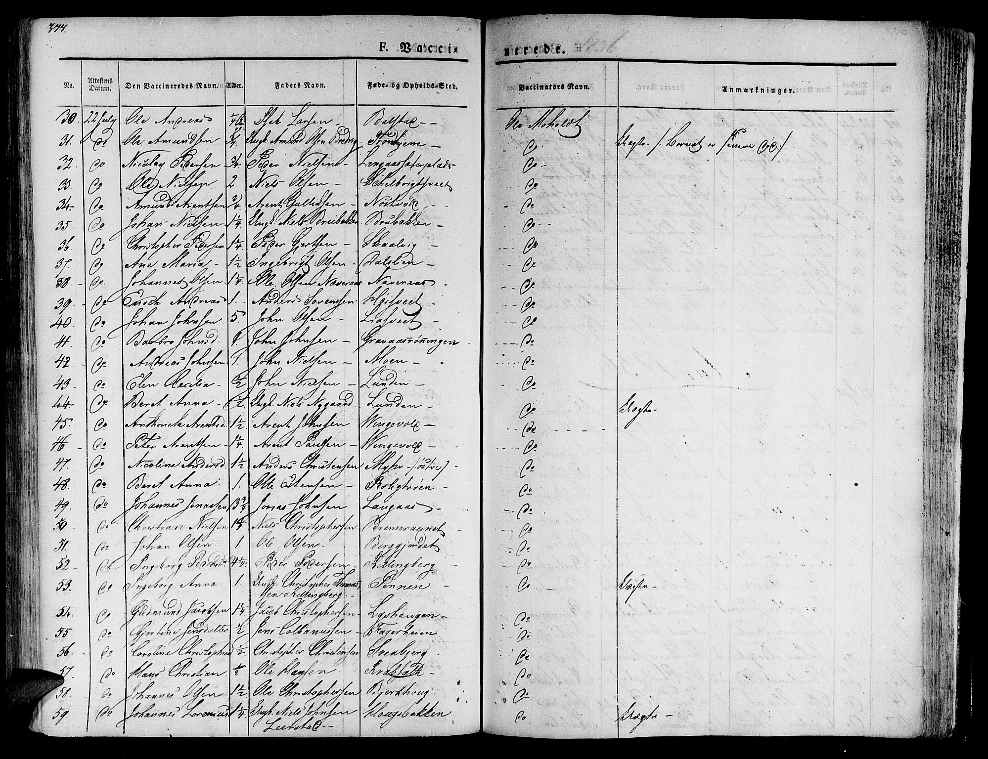 Ministerialprotokoller, klokkerbøker og fødselsregistre - Nord-Trøndelag, SAT/A-1458/701/L0006: Parish register (official) no. 701A06, 1825-1841, p. 377