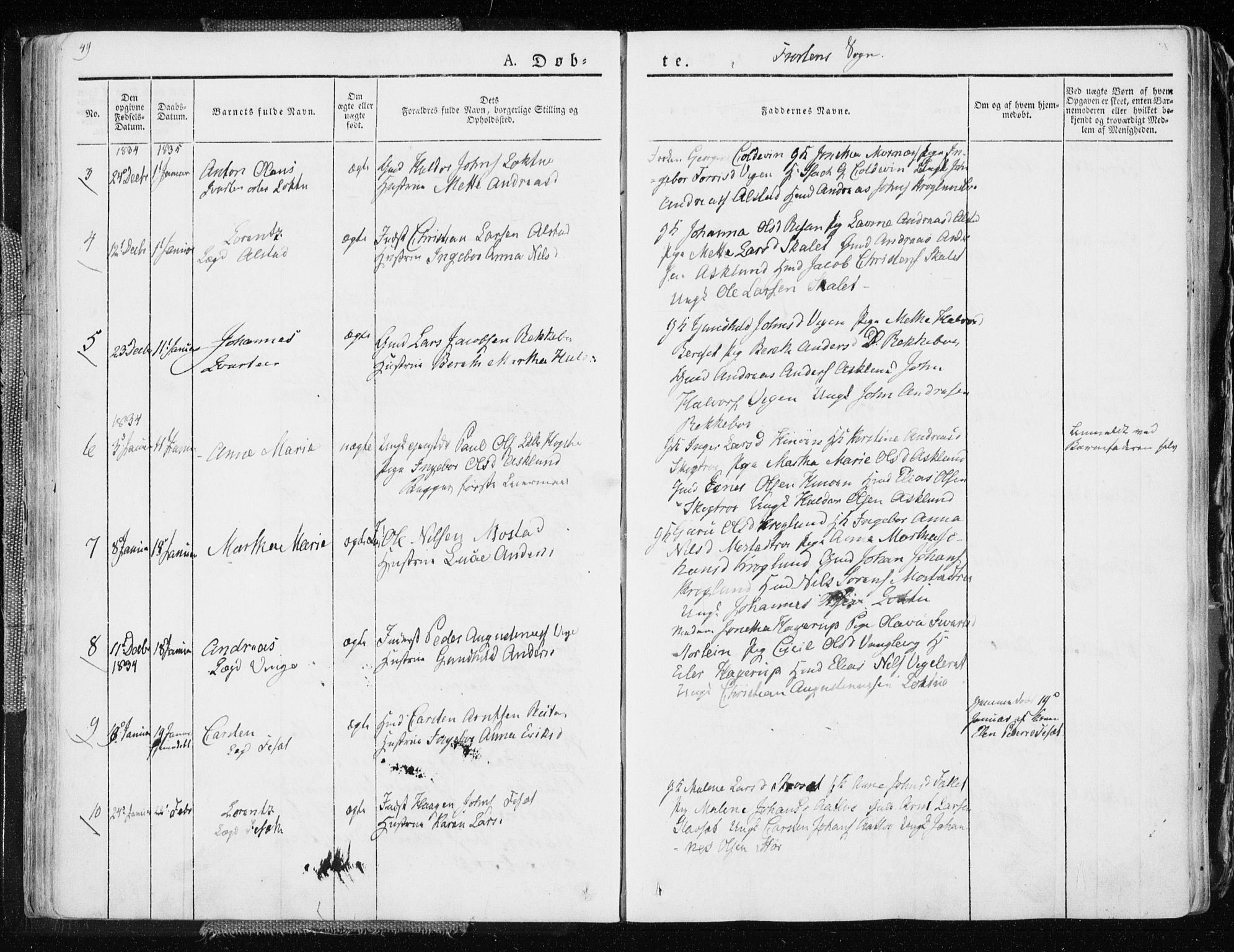 Ministerialprotokoller, klokkerbøker og fødselsregistre - Nord-Trøndelag, SAT/A-1458/713/L0114: Parish register (official) no. 713A05, 1827-1839, p. 49