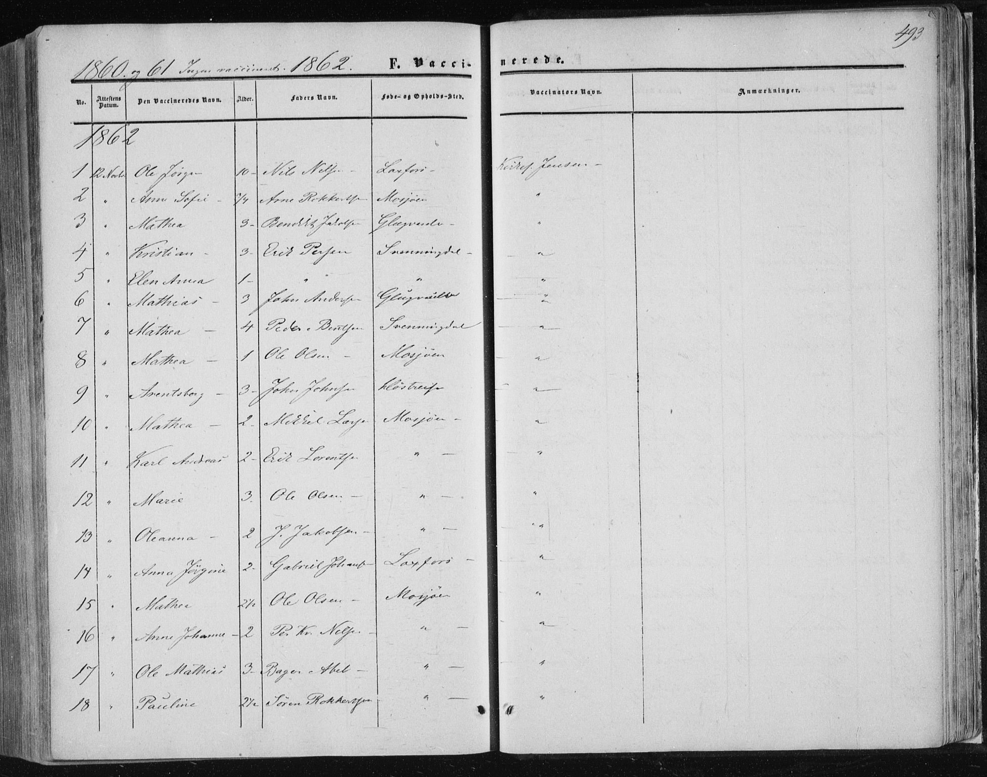 Ministerialprotokoller, klokkerbøker og fødselsregistre - Nordland, SAT/A-1459/820/L0293: Parish register (official) no. 820A14, 1855-1865, p. 493