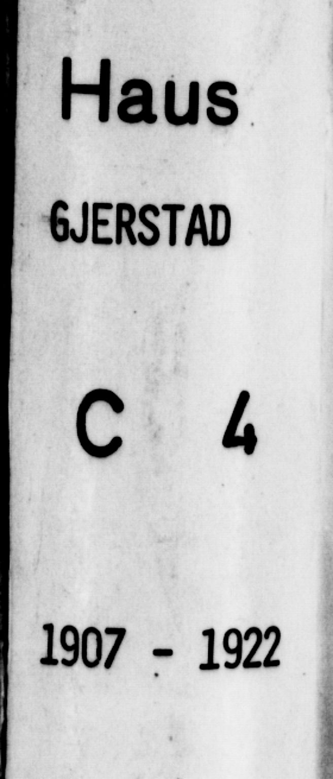 Haus sokneprestembete, SAB/A-75601/H/Hab: Parish register (copy) no. C 4, 1907-1922