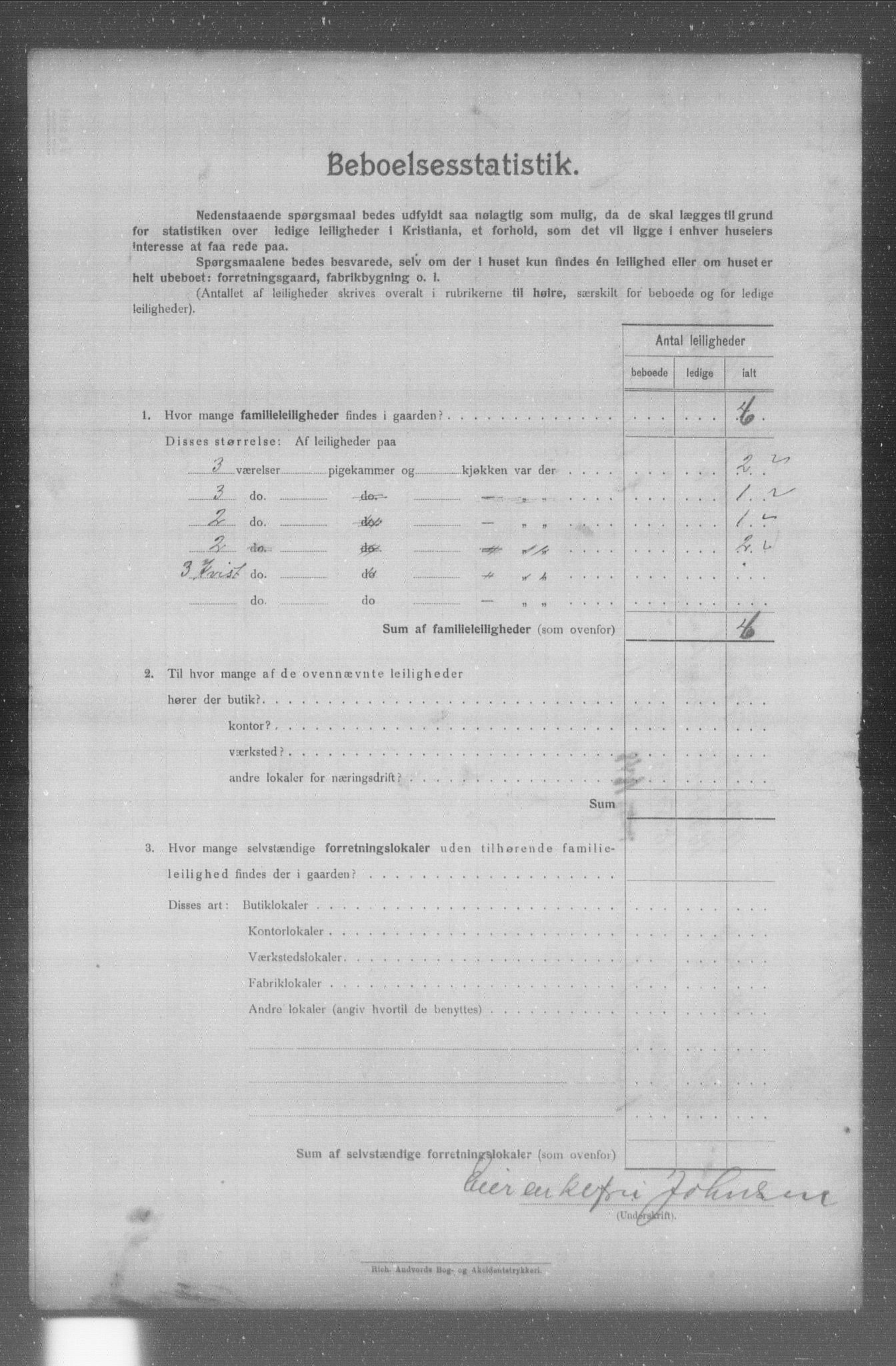 OBA, Municipal Census 1904 for Kristiania, 1904, p. 13823