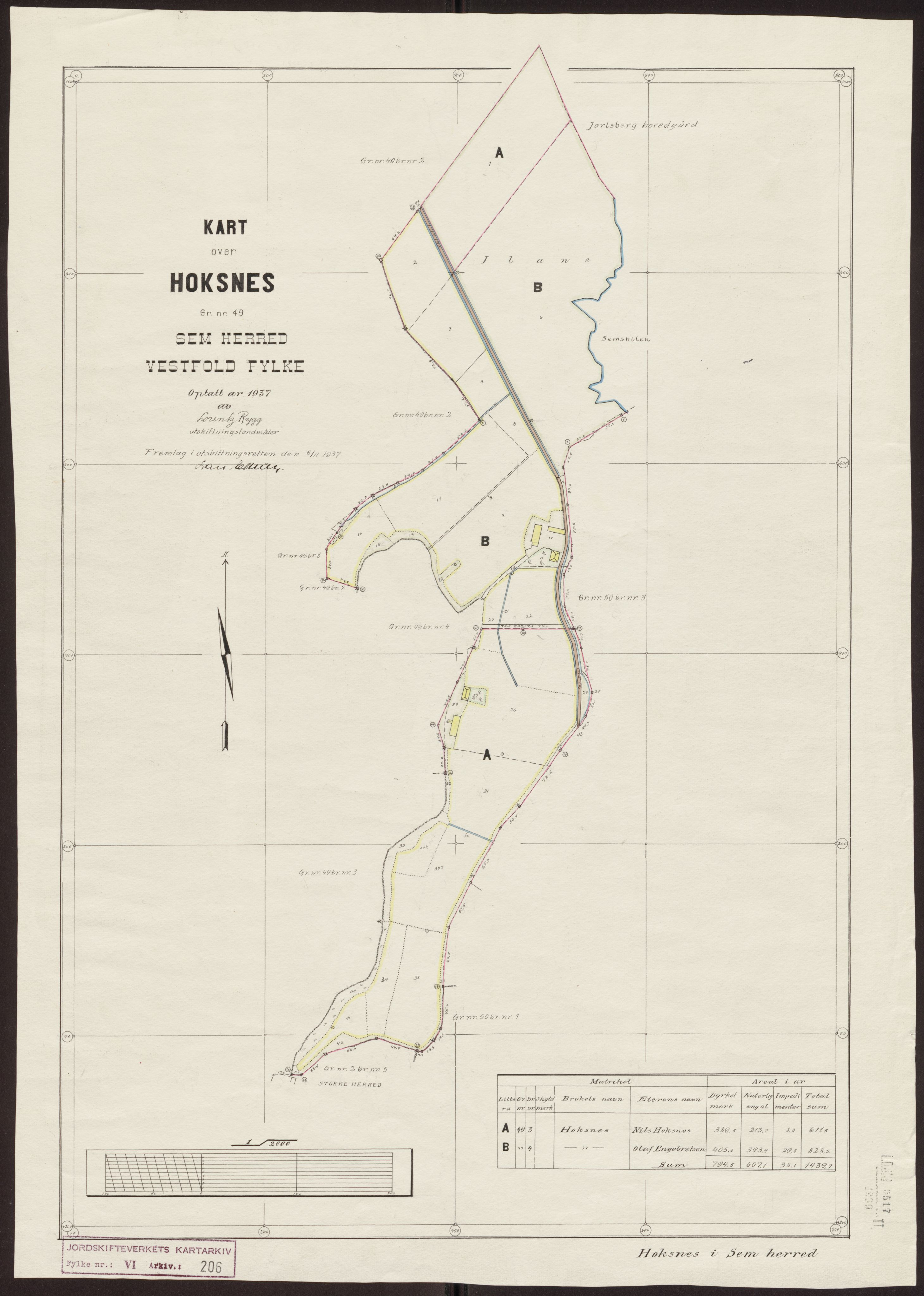 Jordskifteverkets kartarkiv, RA/S-3929/T, 1859-1988, p. 240