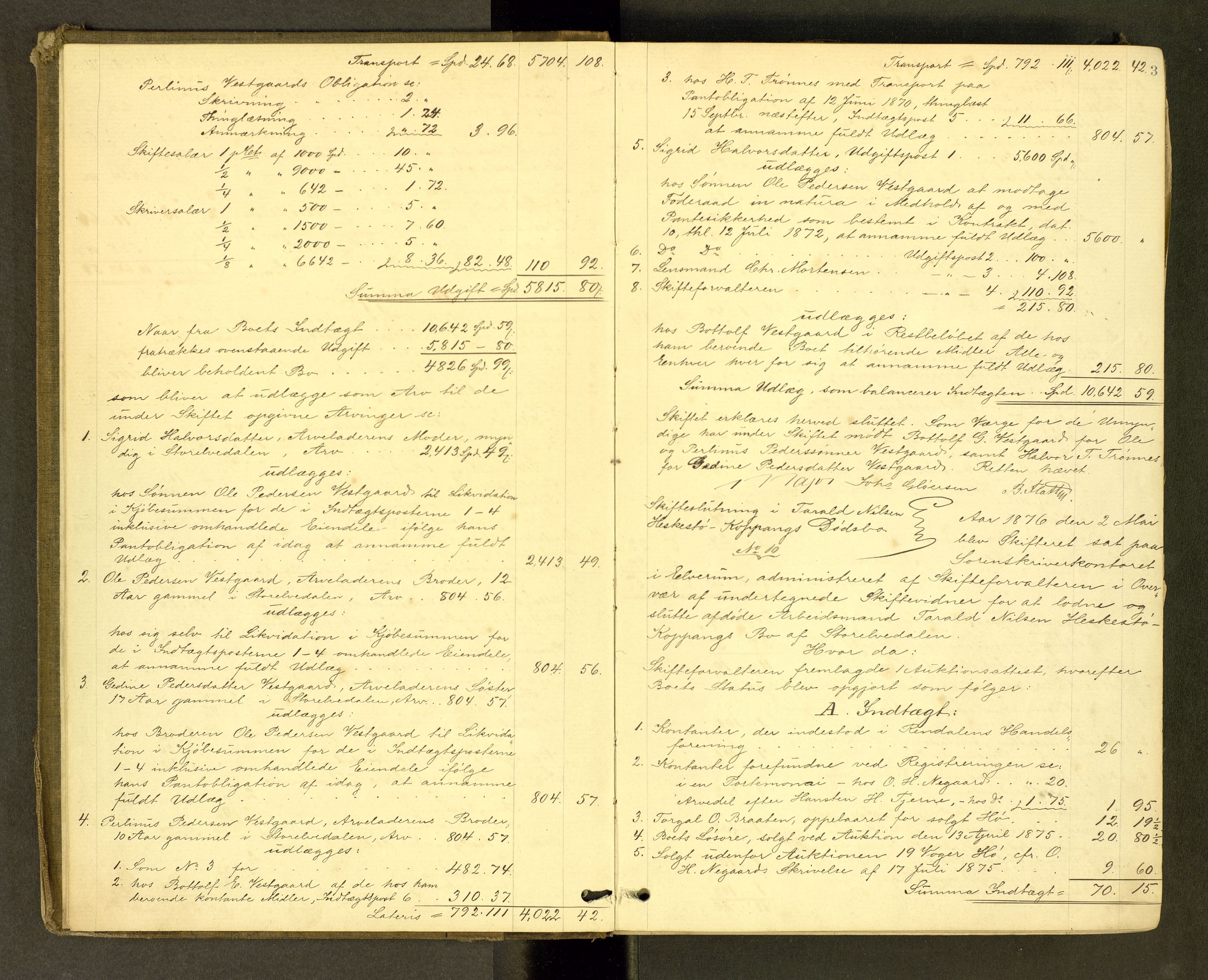 Sør-Østerdal sorenskriveri, AV/SAH-TING-018/J/Jc/L0002: Skifteutlodningsprotokoller, 1876-1883, p. 3