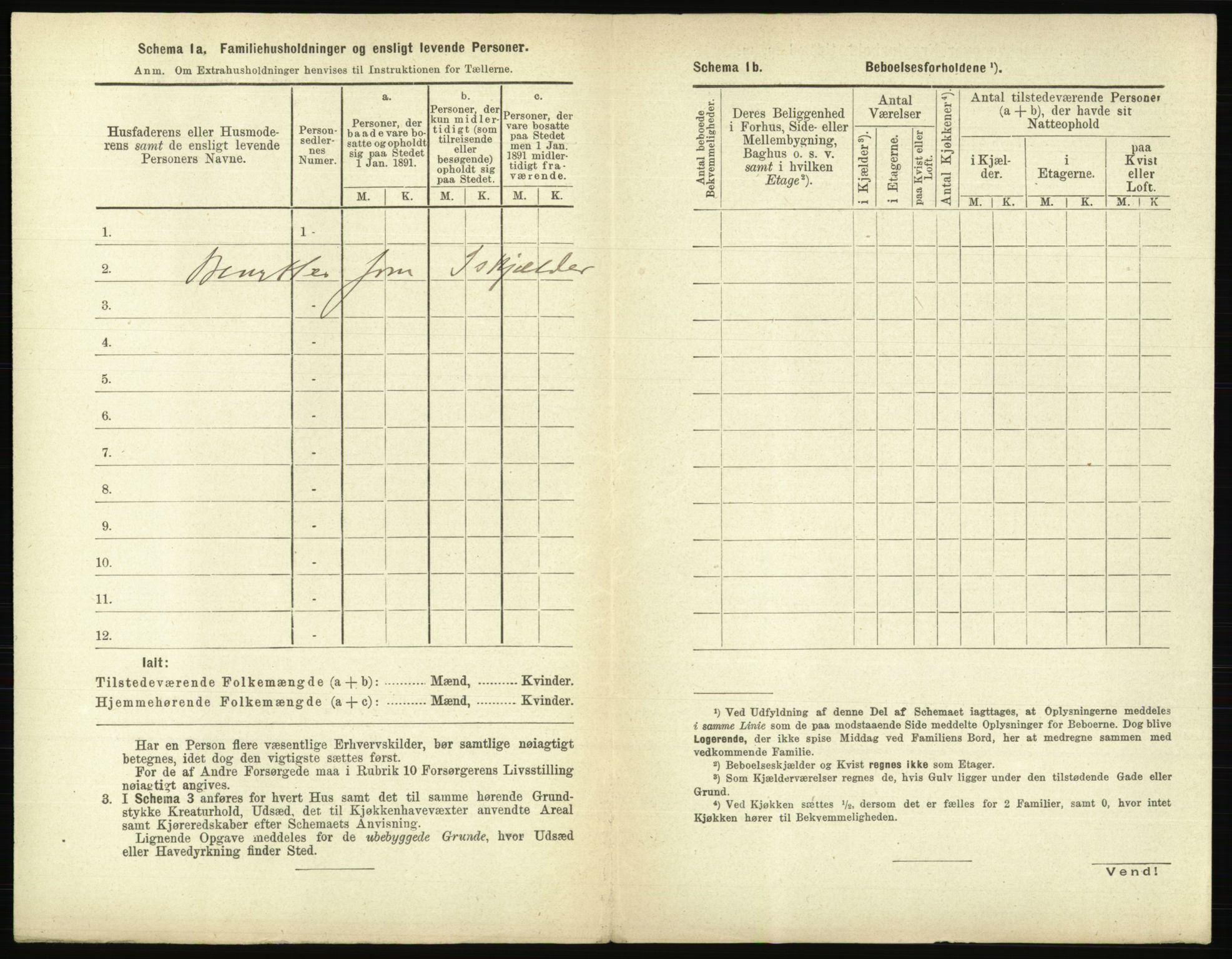 RA, 1891 census for 0104 Moss, 1891, p. 277