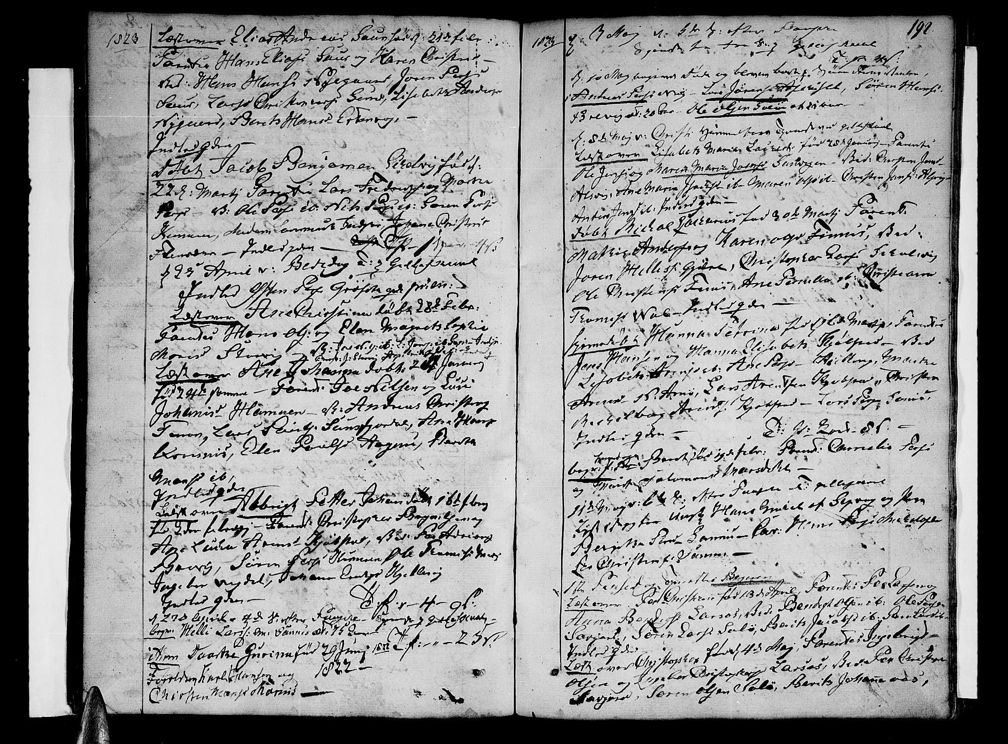 Ministerialprotokoller, klokkerbøker og fødselsregistre - Nordland, AV/SAT-A-1459/805/L0095: Parish register (official) no. 805A02, 1805-1826, p. 192