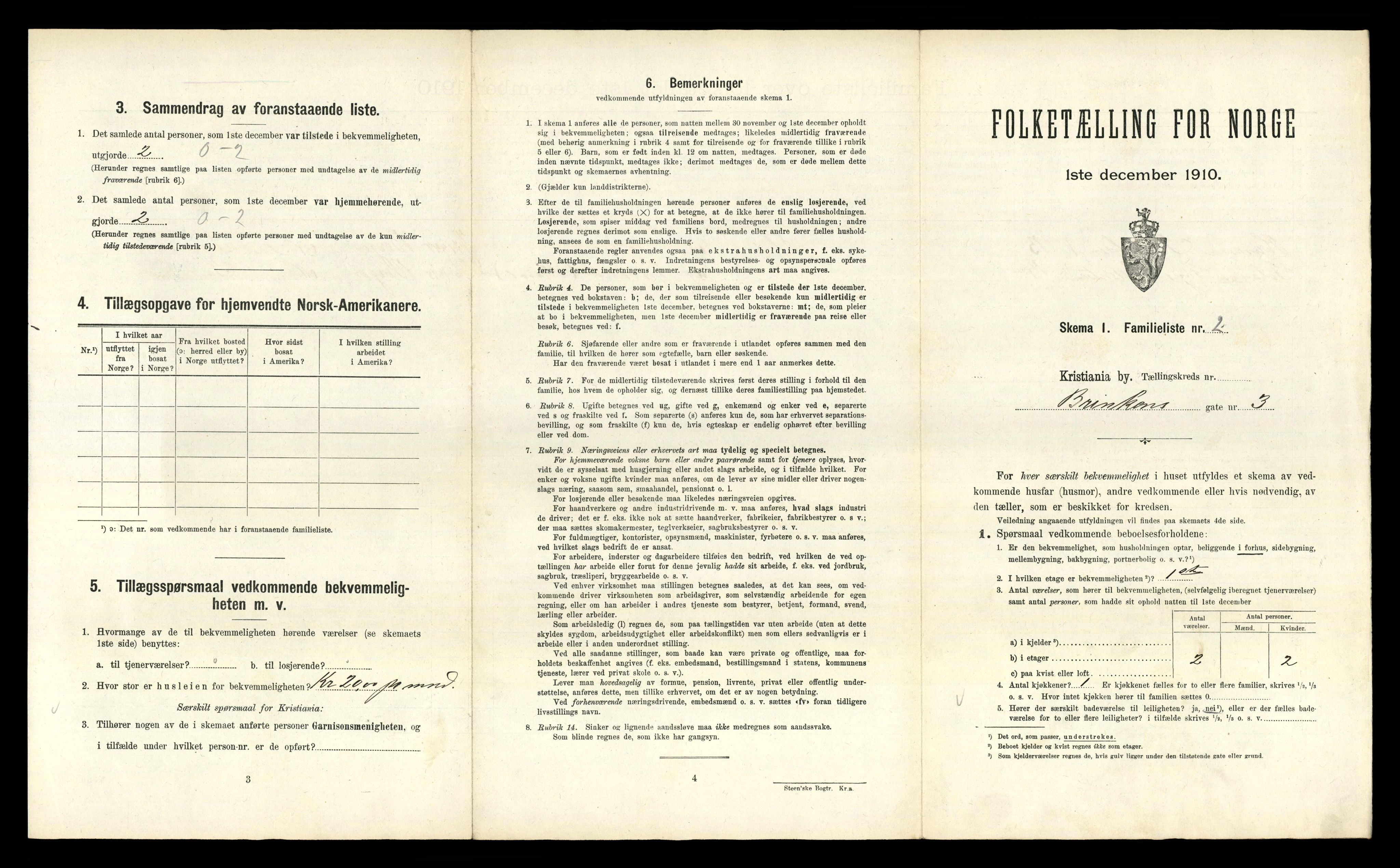 RA, 1910 census for Kristiania, 1910, p. 9919