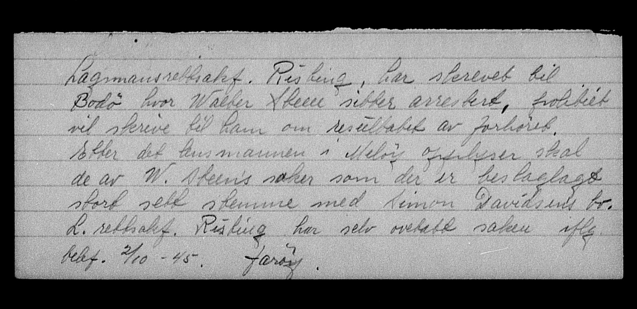Justisdepartementet, Tilbakeføringskontoret for inndratte formuer, AV/RA-S-1564/H/Hc/Hcc/L0930: --, 1945-1947, p. 41