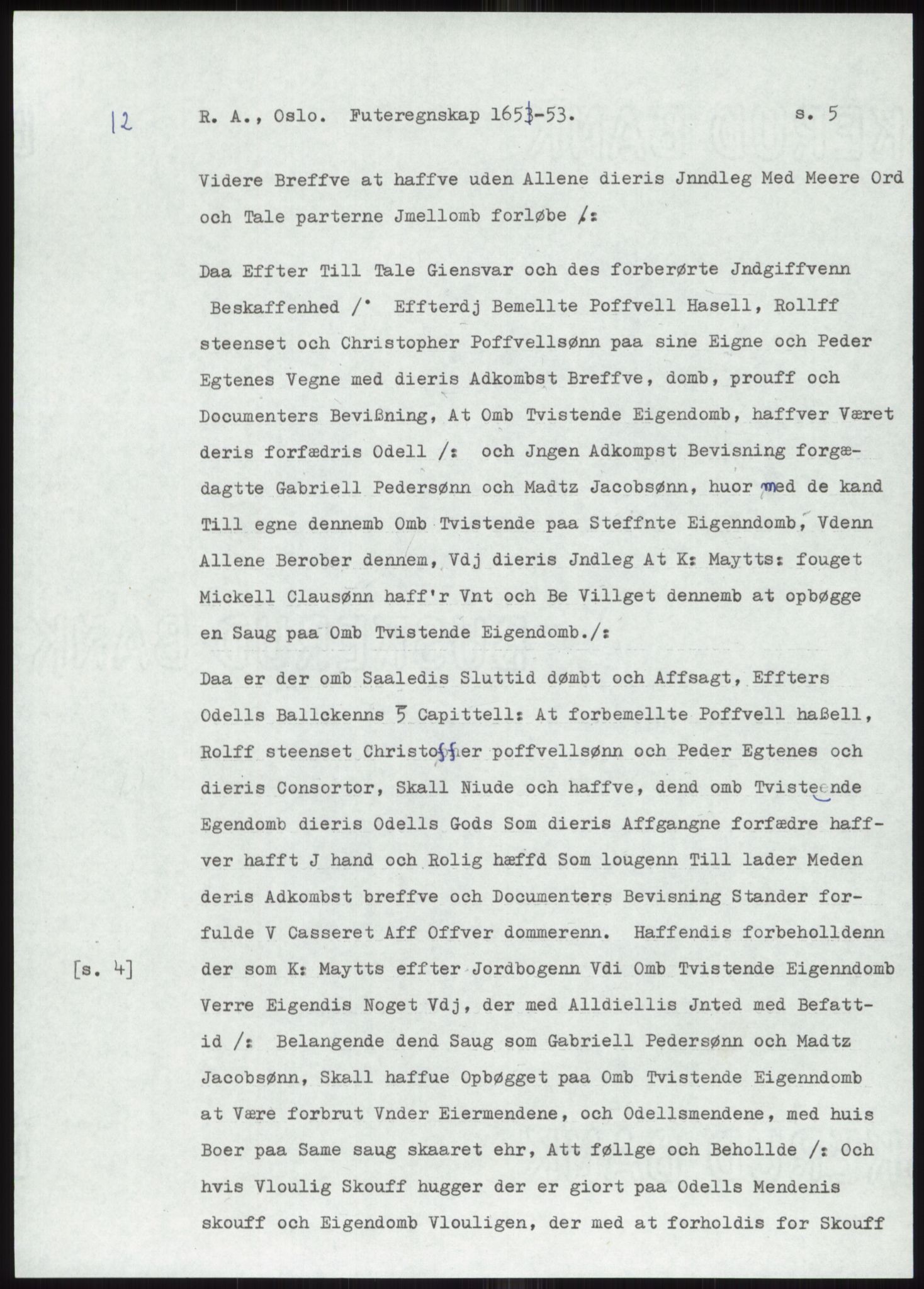 Samlinger til kildeutgivelse, Diplomavskriftsamlingen, RA/EA-4053/H/Ha, p. 885
