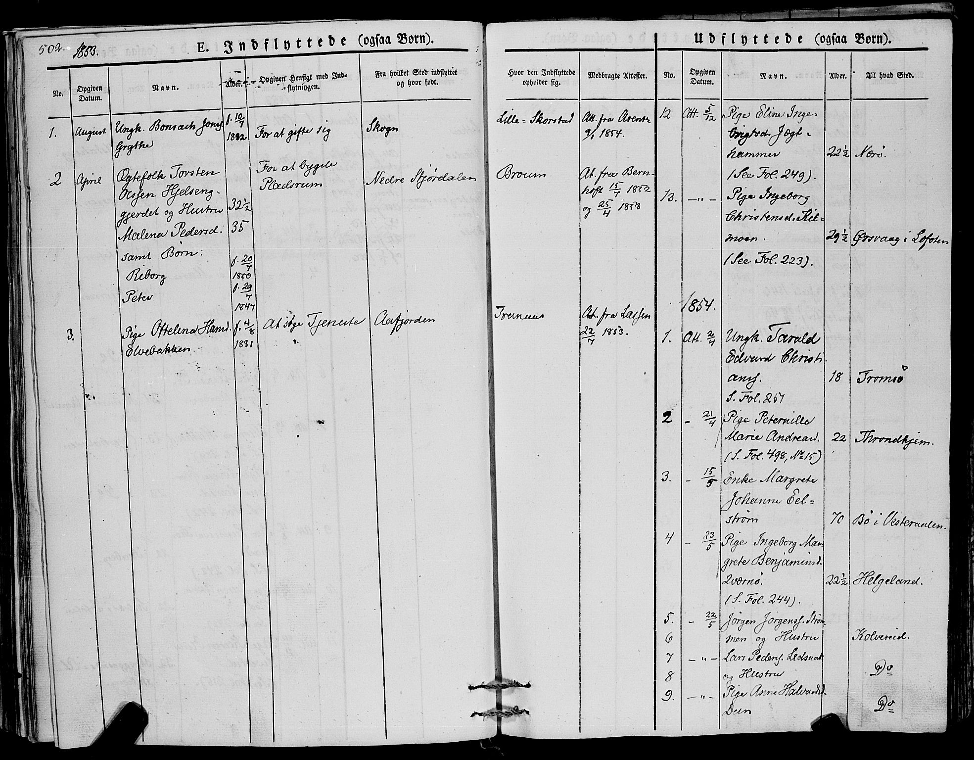 Ministerialprotokoller, klokkerbøker og fødselsregistre - Nord-Trøndelag, AV/SAT-A-1458/773/L0614: Parish register (official) no. 773A05, 1831-1856, p. 502