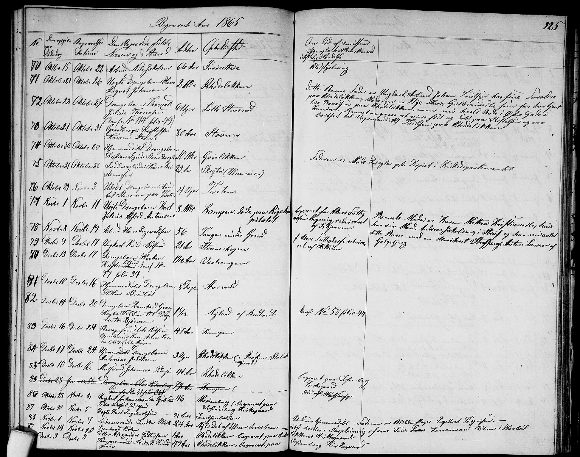 Østre Aker prestekontor Kirkebøker, AV/SAO-A-10840/G/Ga/L0002: Parish register (copy) no. I 2, 1861-1867, p. 325