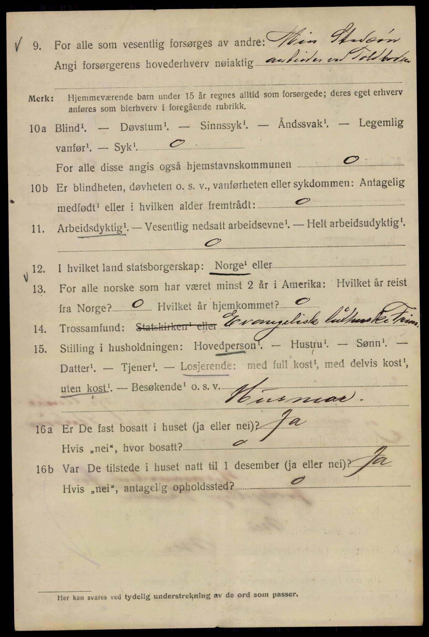 SAO, 1920 census for Kristiania, 1920, p. 142062