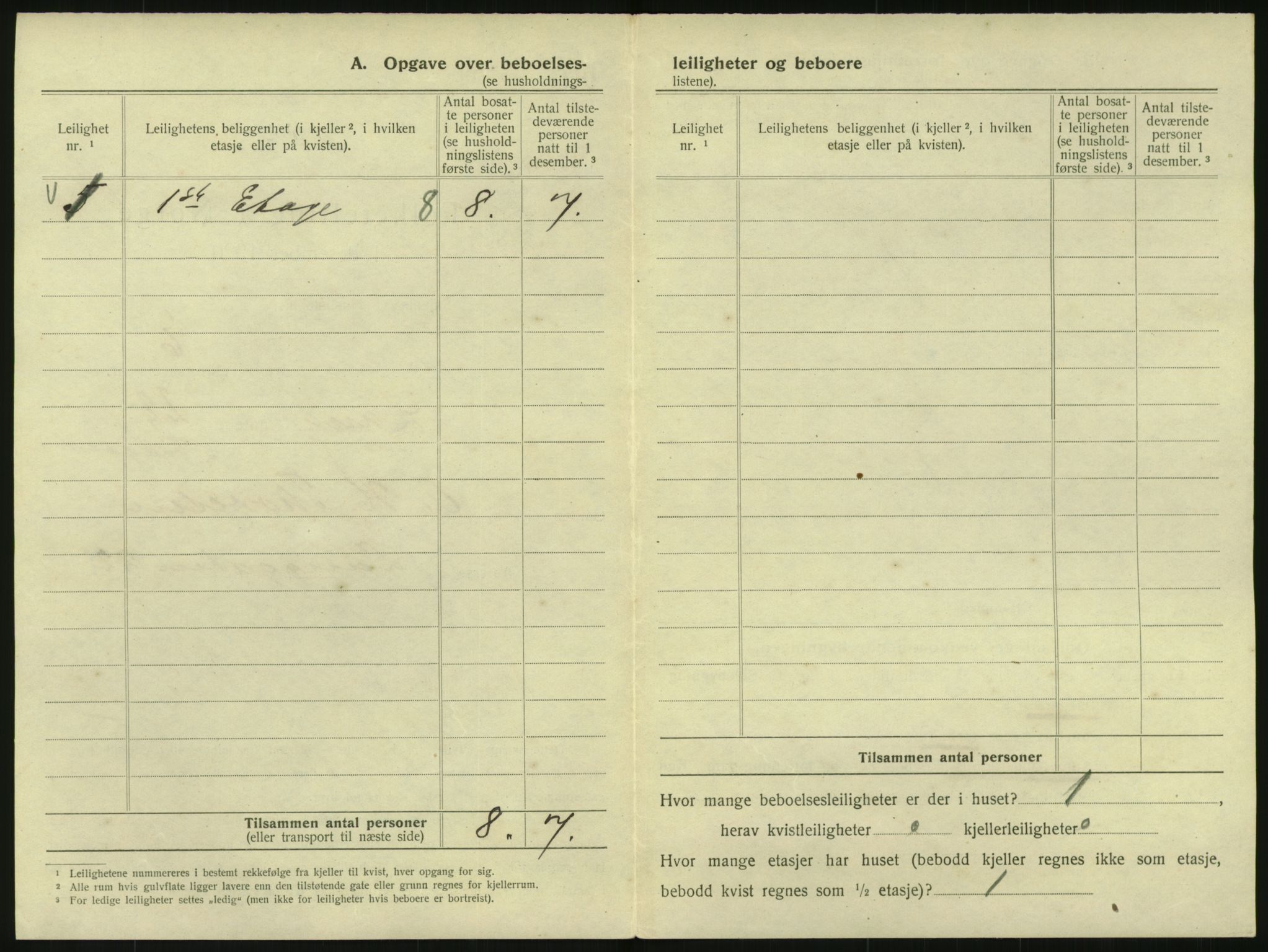 SAO, 1920 census for Kristiania, 1920, p. 57599