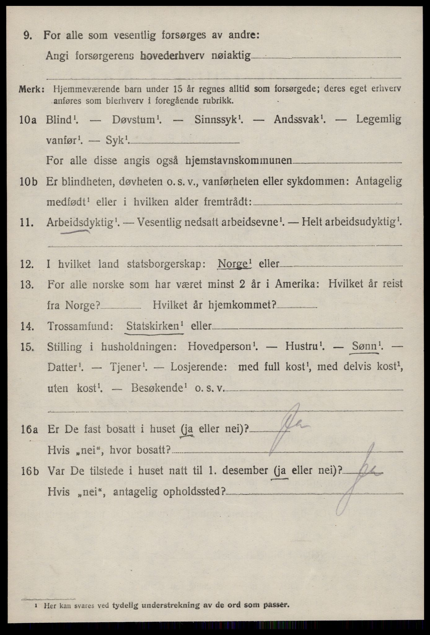 SAT, 1920 census for Vigra, 1920, p. 1727