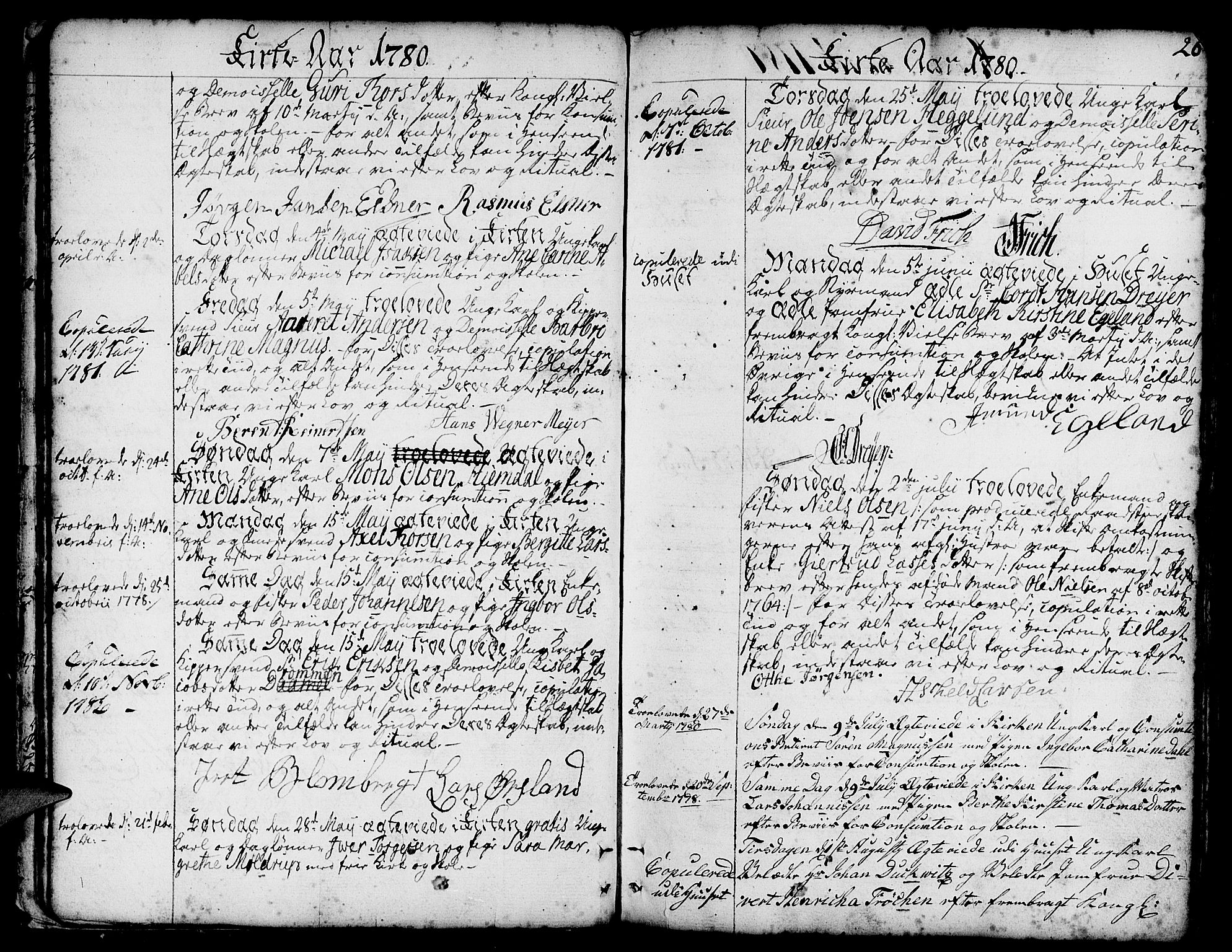 Nykirken Sokneprestembete, SAB/A-77101/H/Haa/L0008: Parish register (official) no. A 8, 1776-1814, p. 26