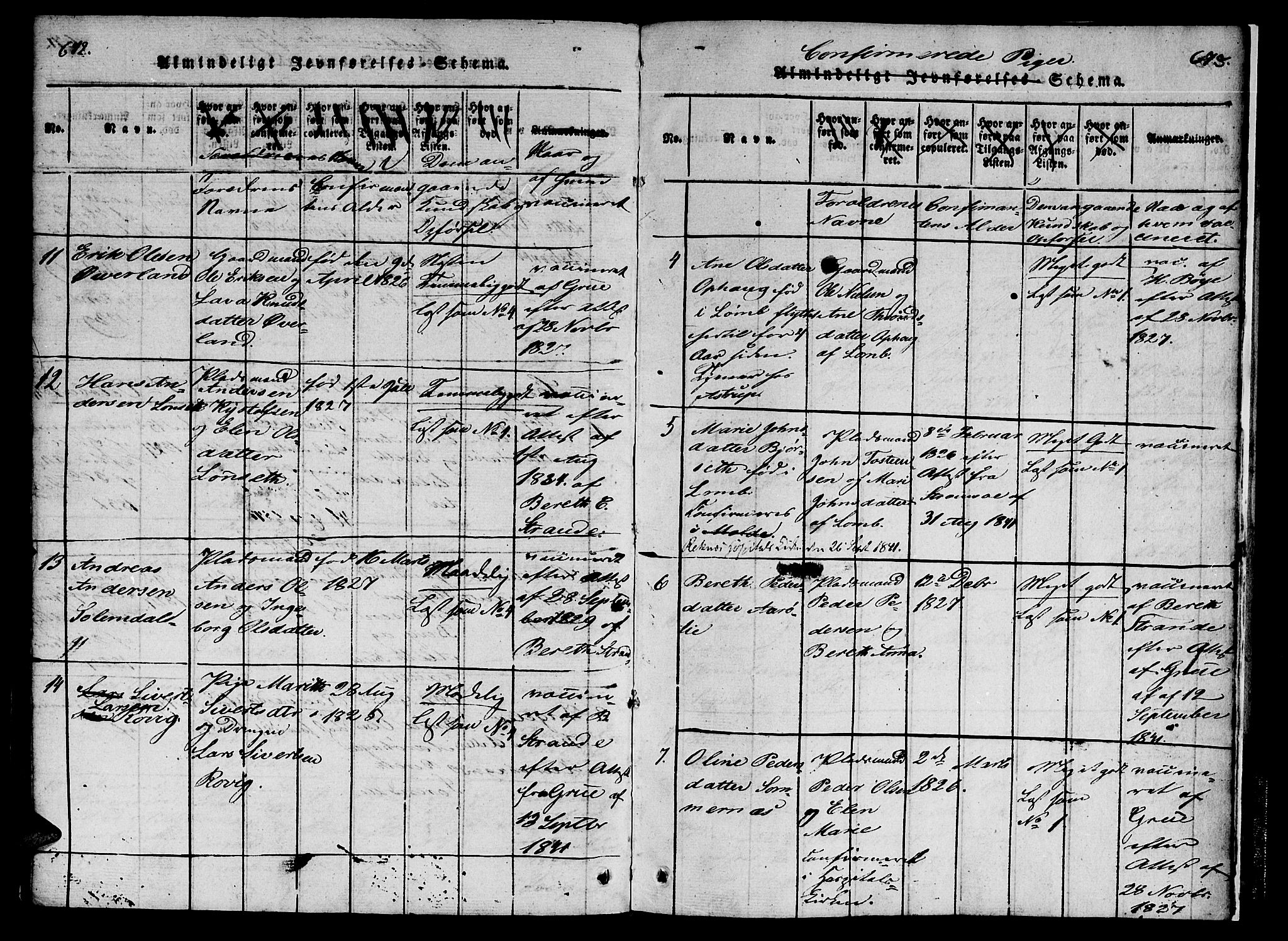 Ministerialprotokoller, klokkerbøker og fødselsregistre - Møre og Romsdal, AV/SAT-A-1454/555/L0652: Parish register (official) no. 555A03, 1817-1843, p. 672-673