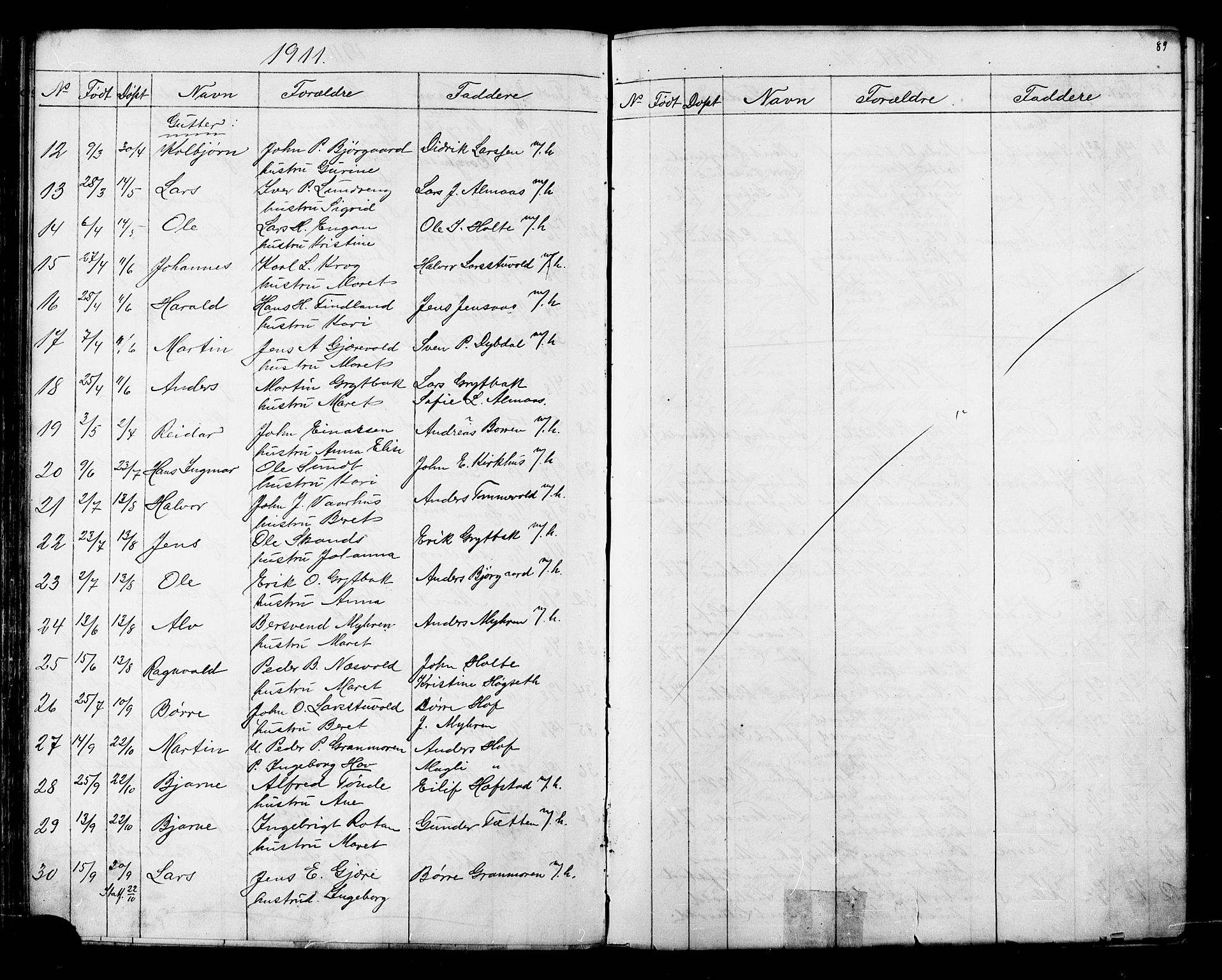 Ministerialprotokoller, klokkerbøker og fødselsregistre - Sør-Trøndelag, SAT/A-1456/686/L0985: Parish register (copy) no. 686C01, 1871-1933, p. 89