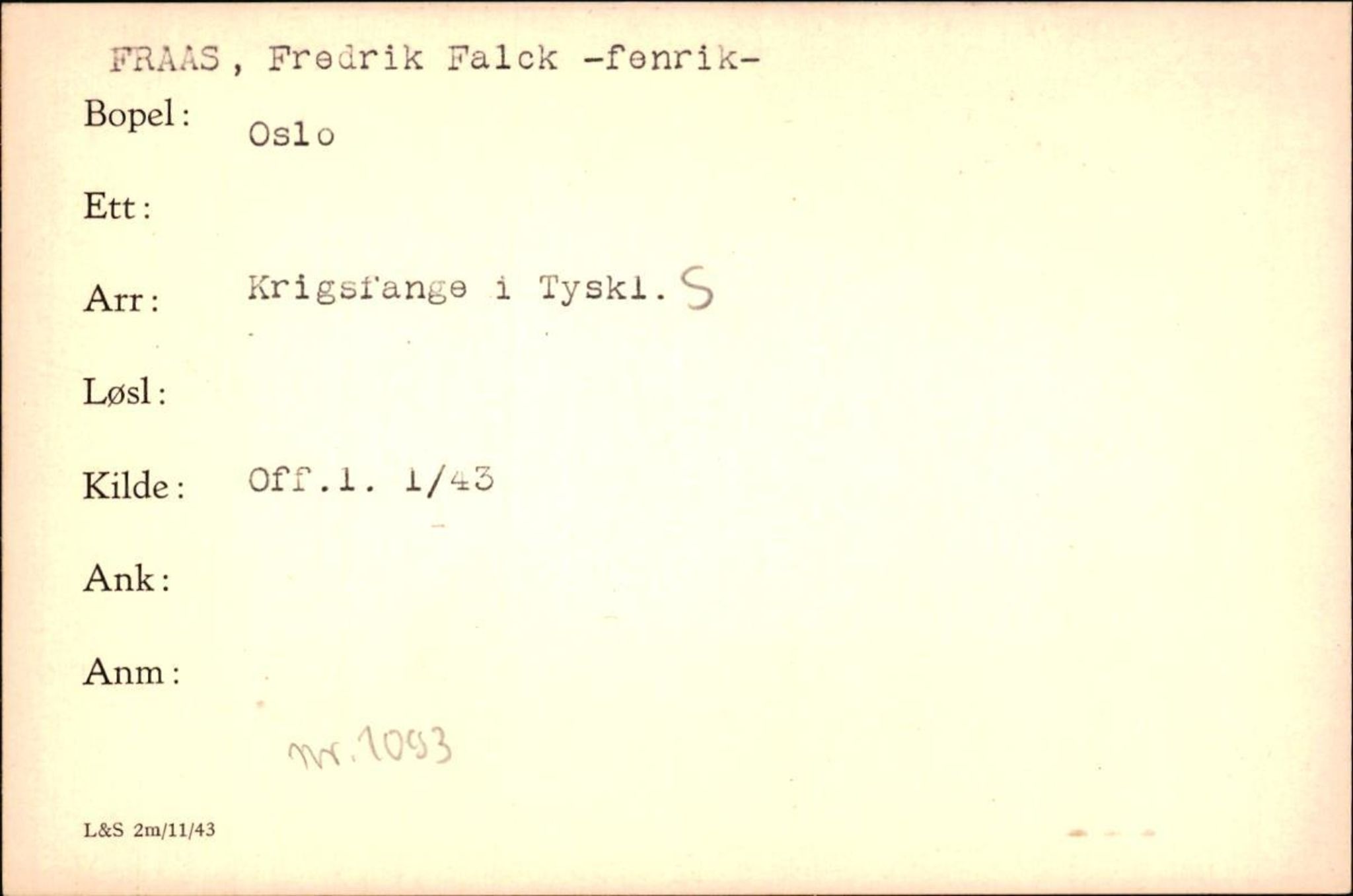 Forsvaret, Forsvarets krigshistoriske avdeling, AV/RA-RAFA-2017/Y/Yf/L0200: II-C-11-2102  -  Norske krigsfanger i Tyskland, 1940-1945, p. 280