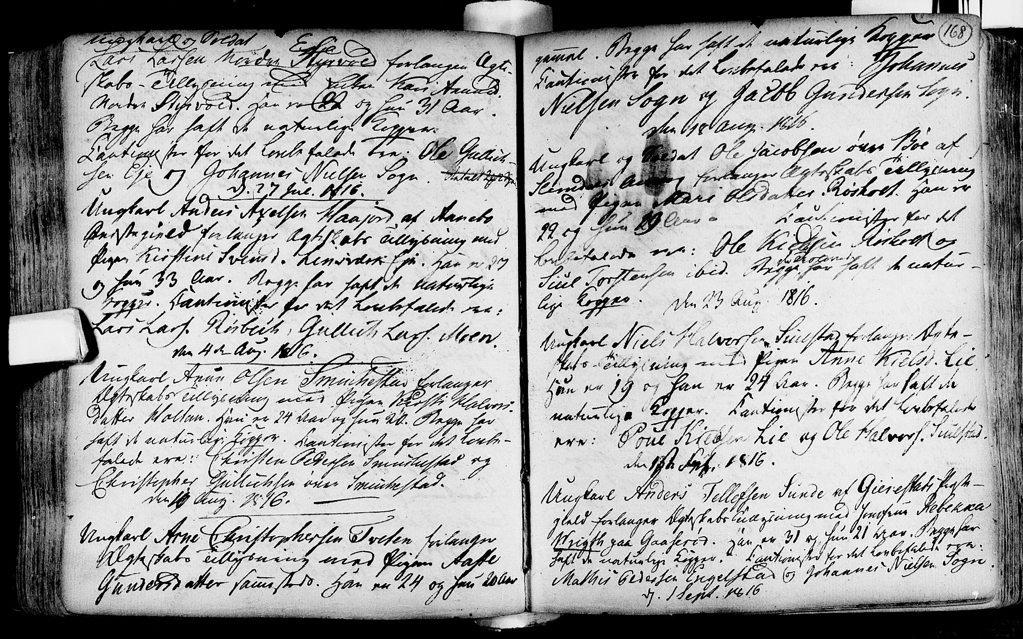 Lardal kirkebøker, SAKO/A-350/F/Fa/L0004: Parish register (official) no. i 4, 1733-1815, p. 168