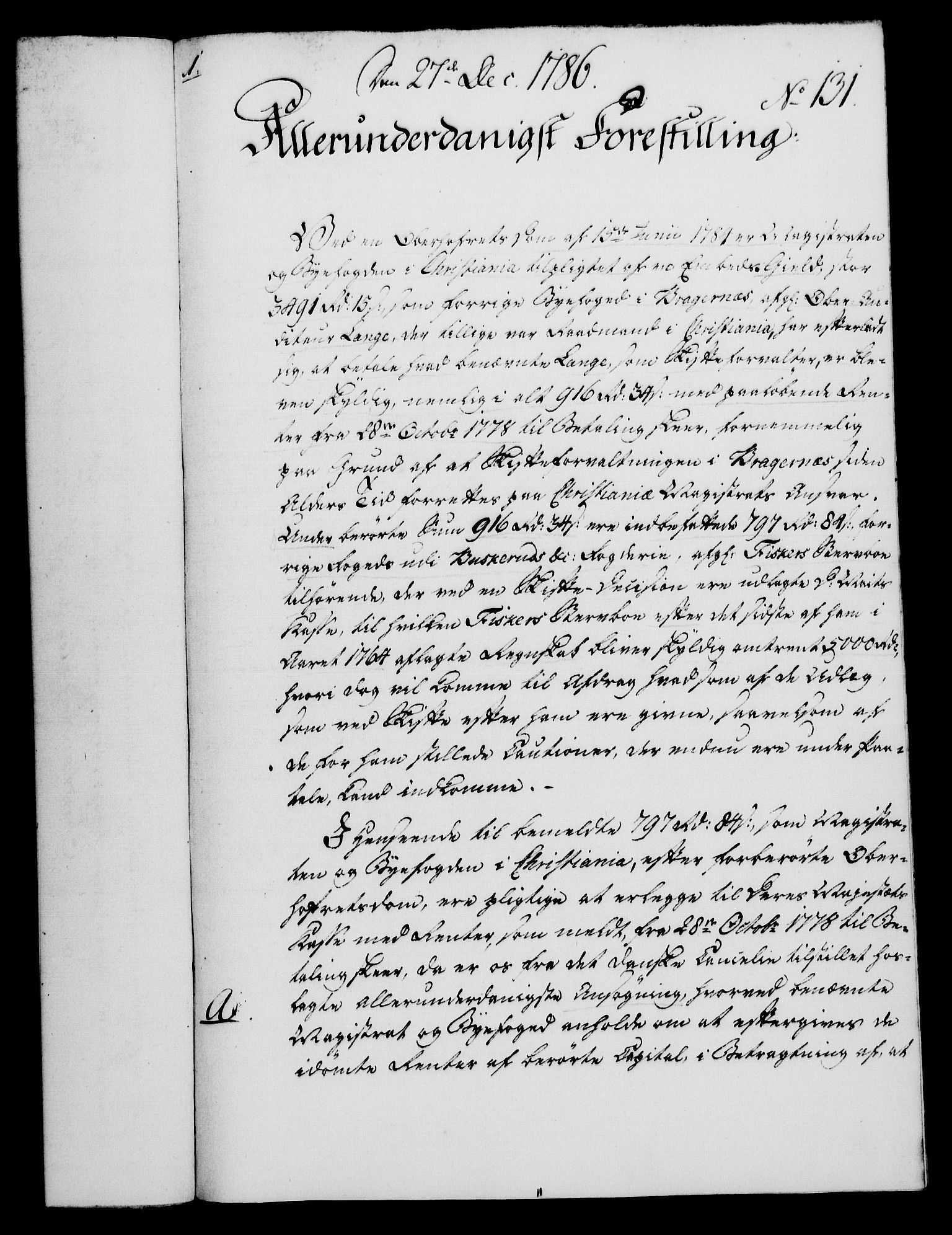 Rentekammeret, Kammerkanselliet, RA/EA-3111/G/Gf/Gfa/L0068: Norsk relasjons- og resolusjonsprotokoll (merket RK 52.68), 1786, p. 1050
