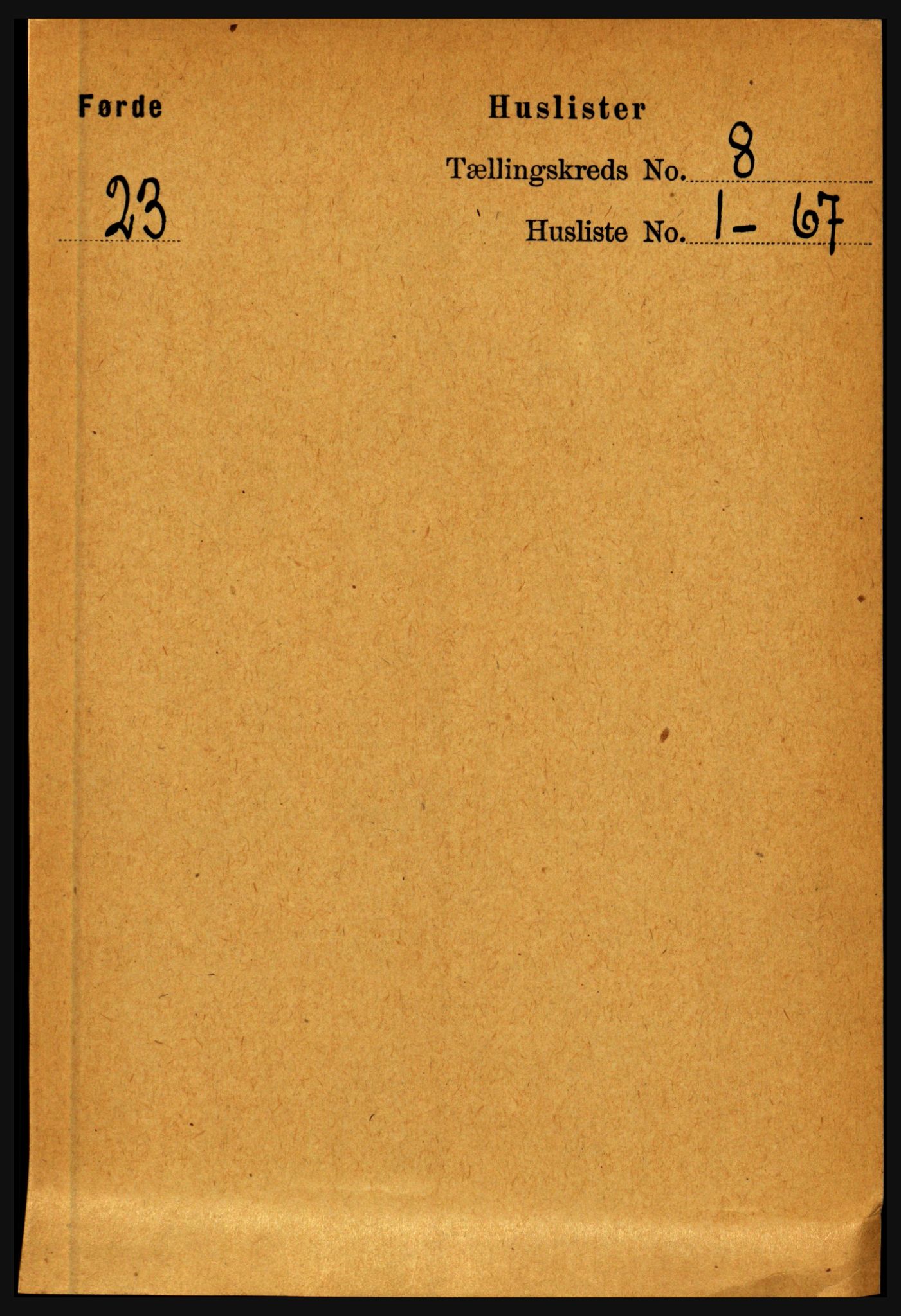 RA, 1891 census for 1432 Førde, 1891, p. 2805