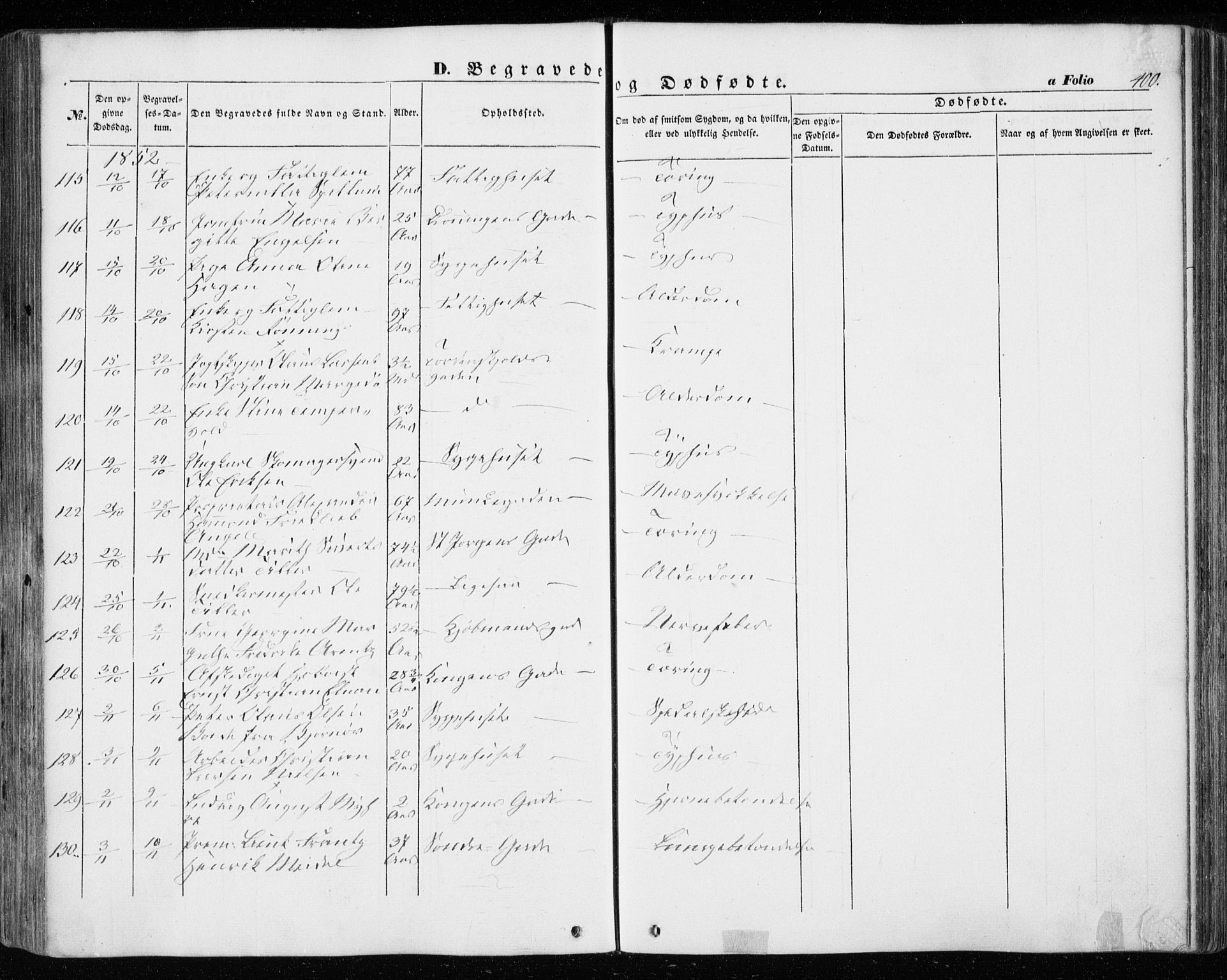 Ministerialprotokoller, klokkerbøker og fødselsregistre - Sør-Trøndelag, SAT/A-1456/601/L0051: Parish register (official) no. 601A19, 1848-1857, p. 400