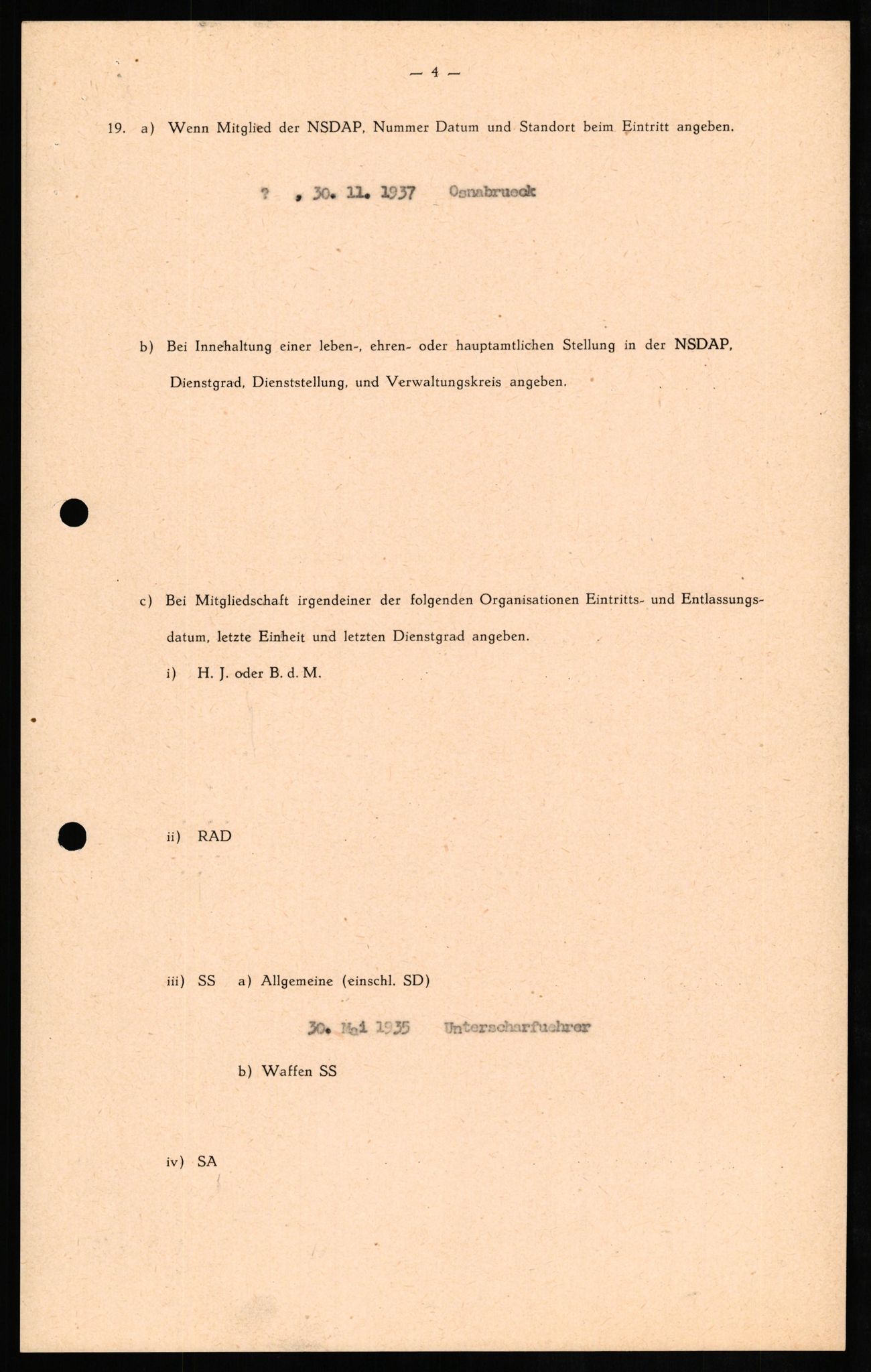 Forsvaret, Forsvarets overkommando II, AV/RA-RAFA-3915/D/Db/L0021: CI Questionaires. Tyske okkupasjonsstyrker i Norge. Tyskere., 1945-1946, p. 418