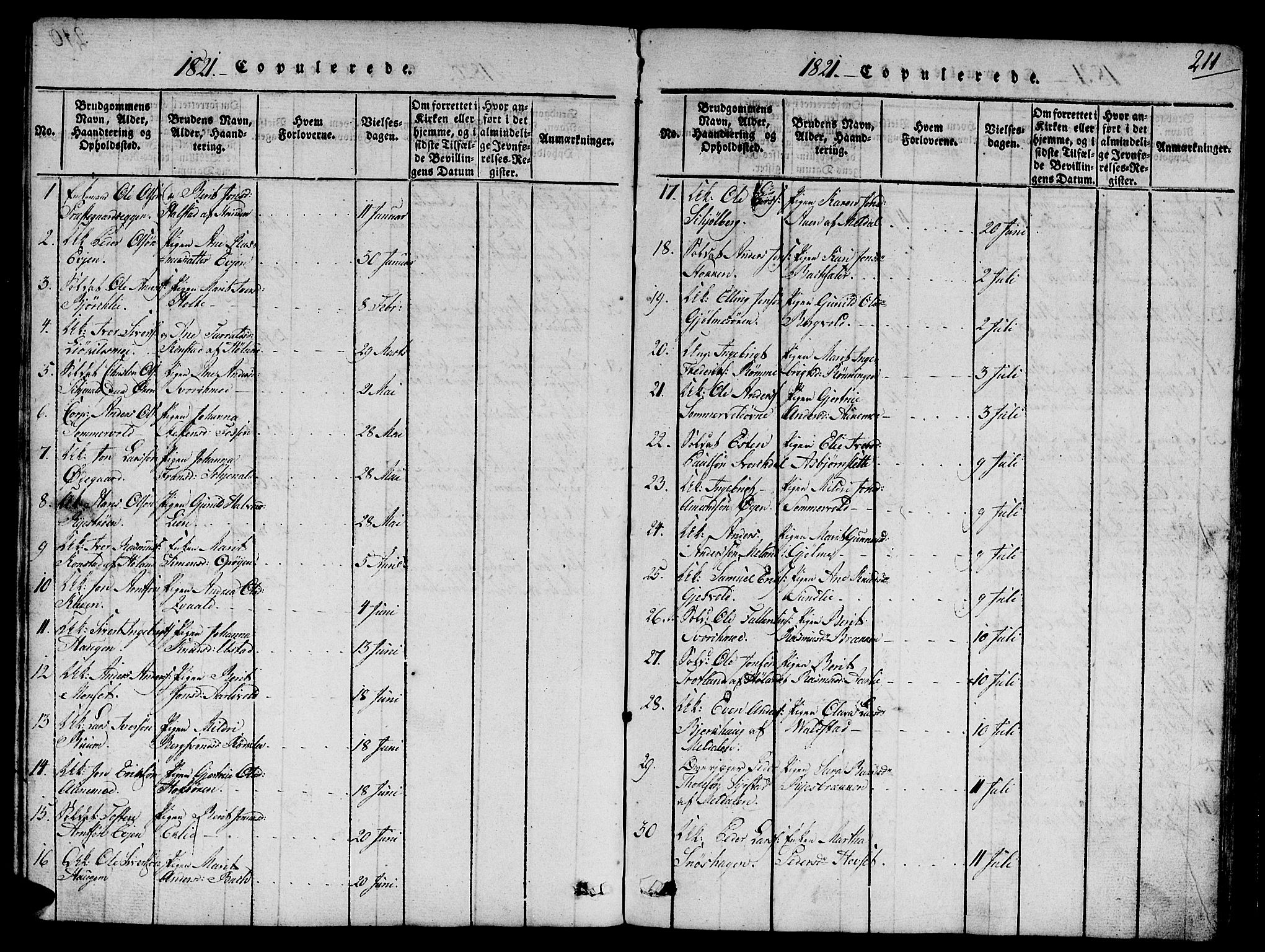 Ministerialprotokoller, klokkerbøker og fødselsregistre - Sør-Trøndelag, SAT/A-1456/668/L0803: Parish register (official) no. 668A03, 1800-1826, p. 211