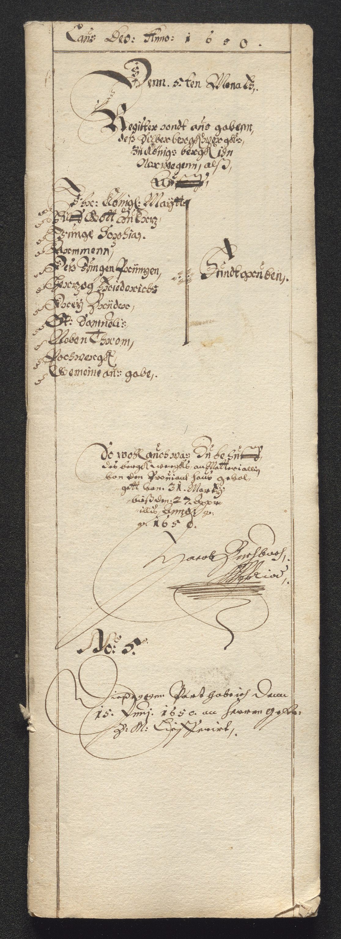 Kongsberg Sølvverk 1623-1816, SAKO/EA-3135/001/D/Dc/Dcd/L0024: Utgiftsregnskap for gruver m.m. , 1650, p. 103