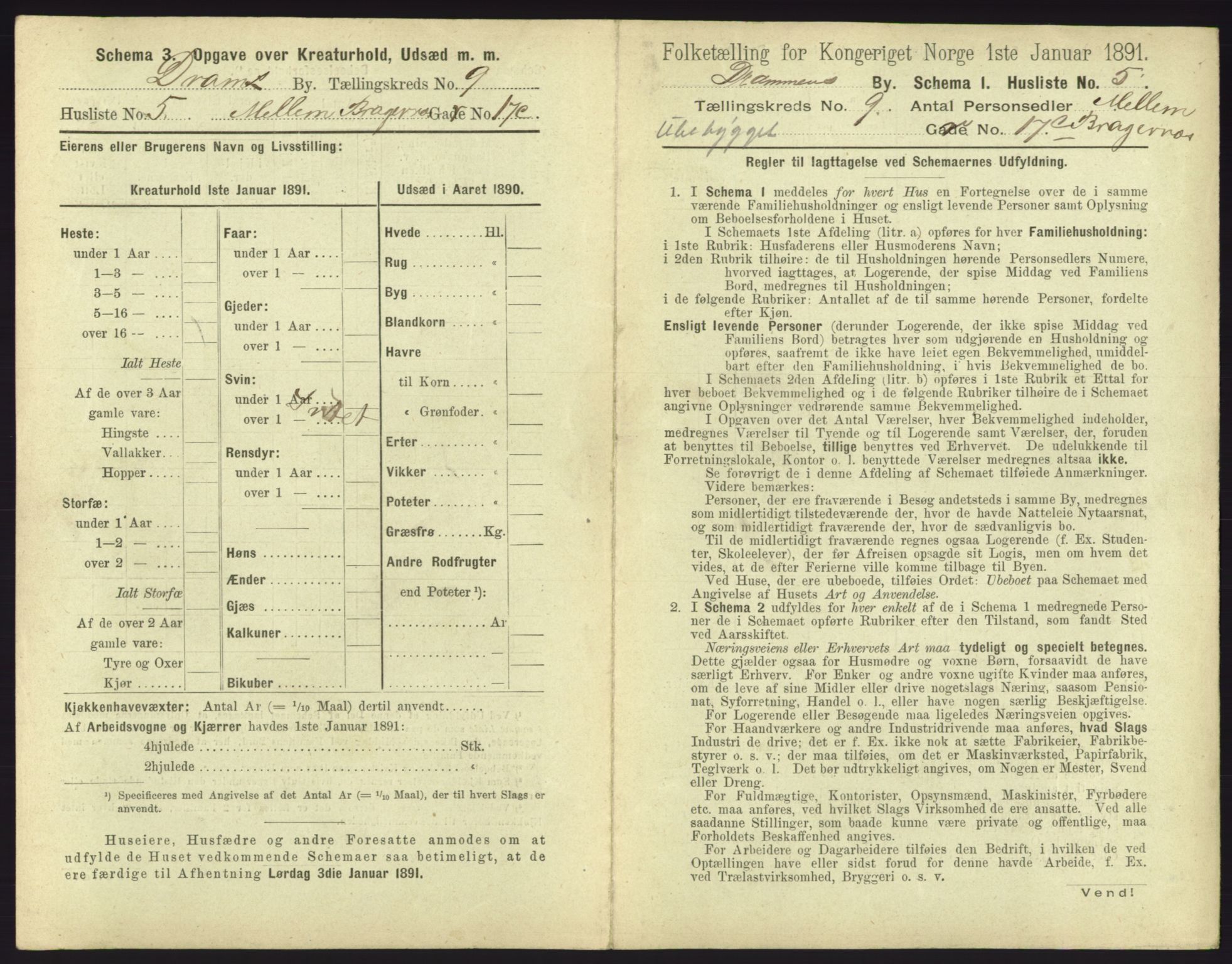 RA, 1891 census for 0602 Drammen, 1891, p. 753