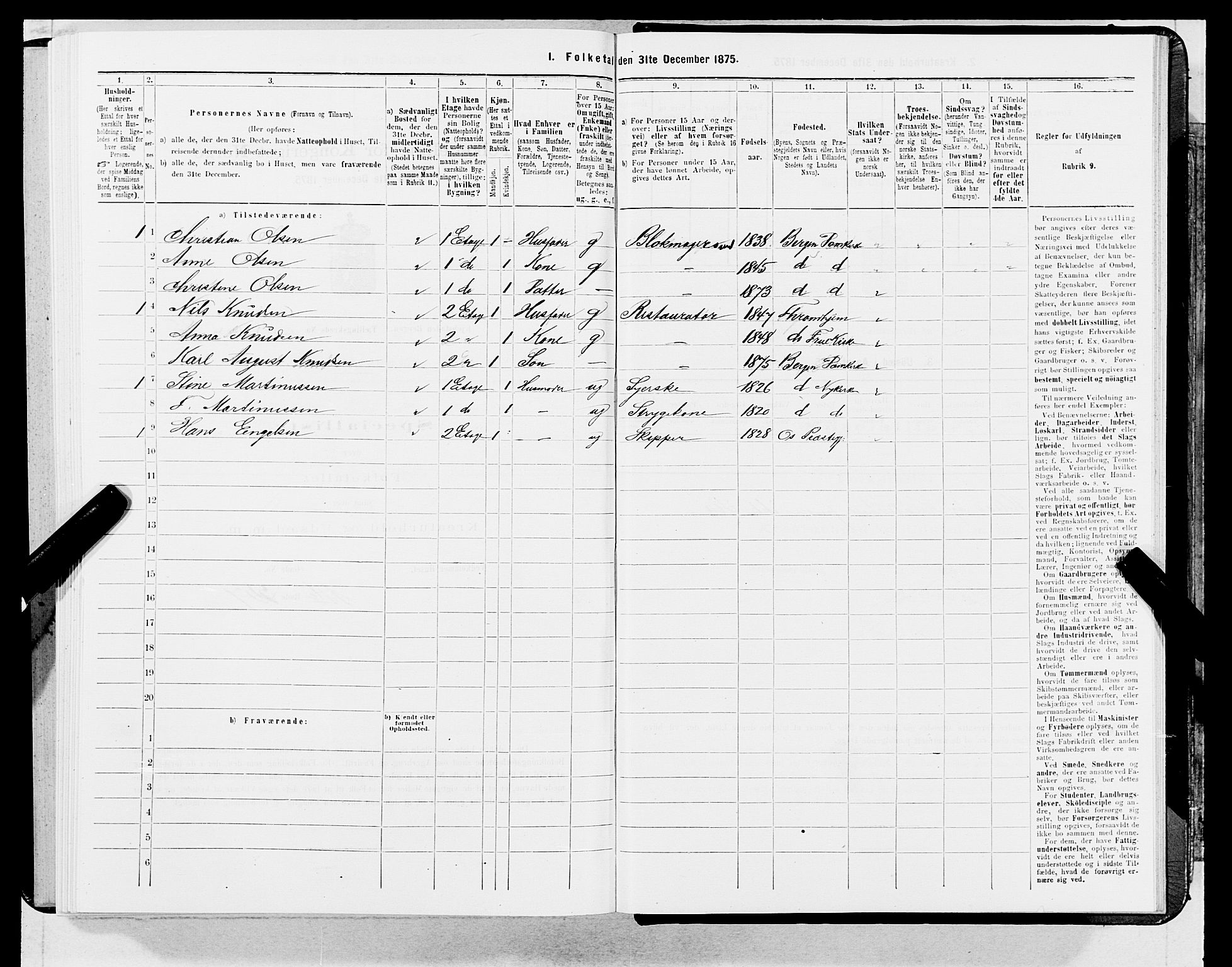 SAB, 1875 census for 1301 Bergen, 1875, p. 2897