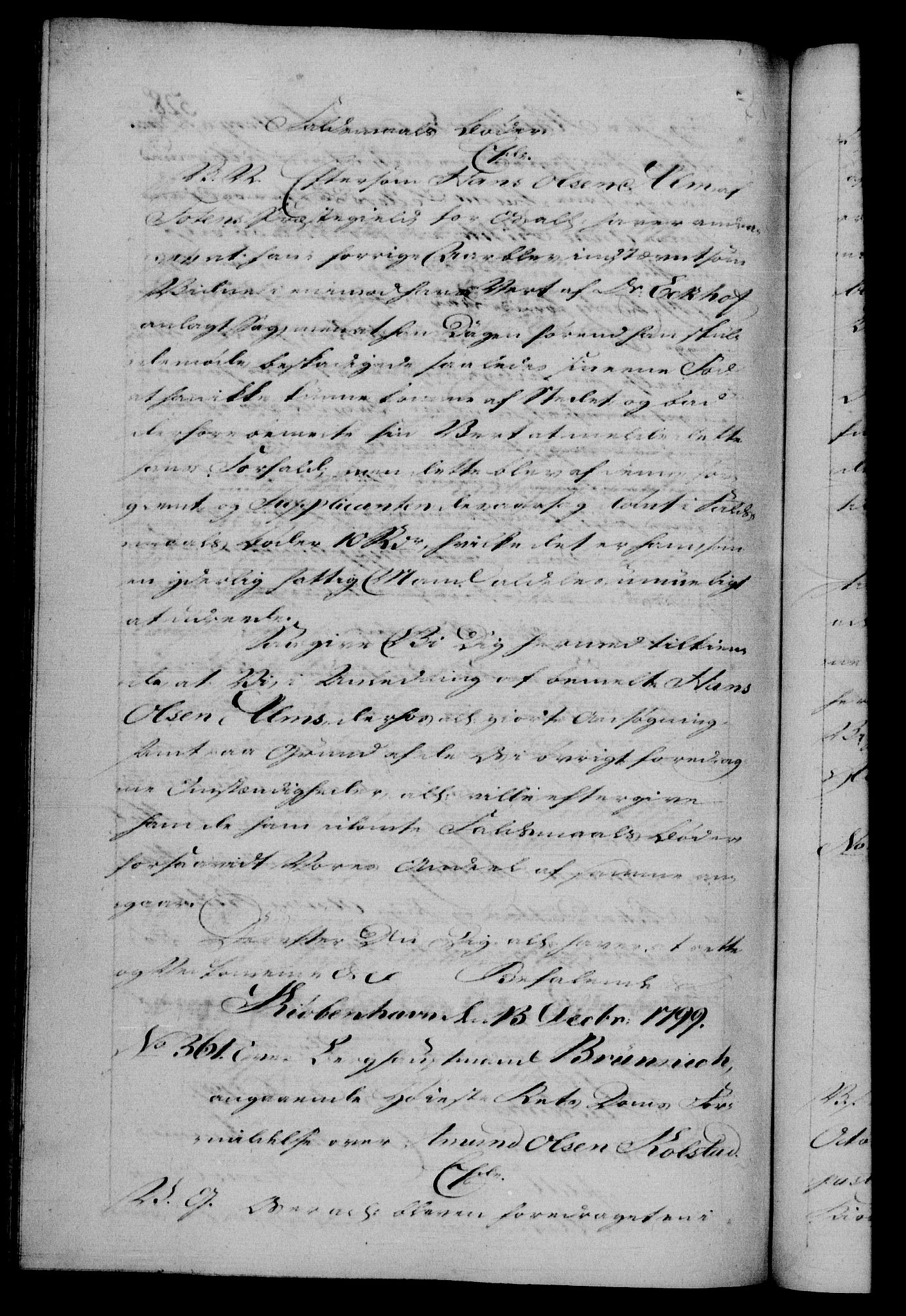 Danske Kanselli 1572-1799, AV/RA-EA-3023/F/Fc/Fca/Fcab/L0046: Norske tegnelser, 1797-1799, p. 528b